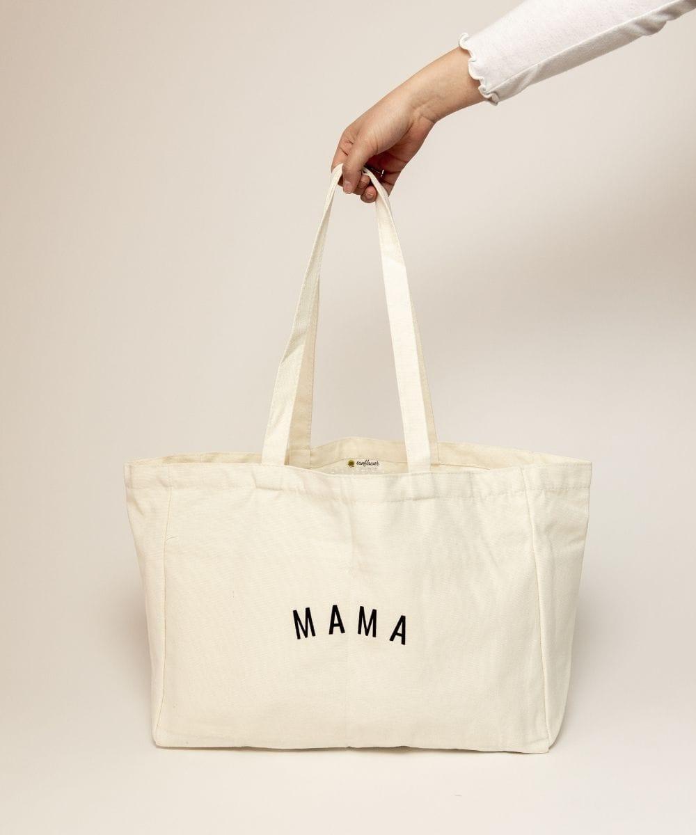 Mama Canvas Tote Bag-0