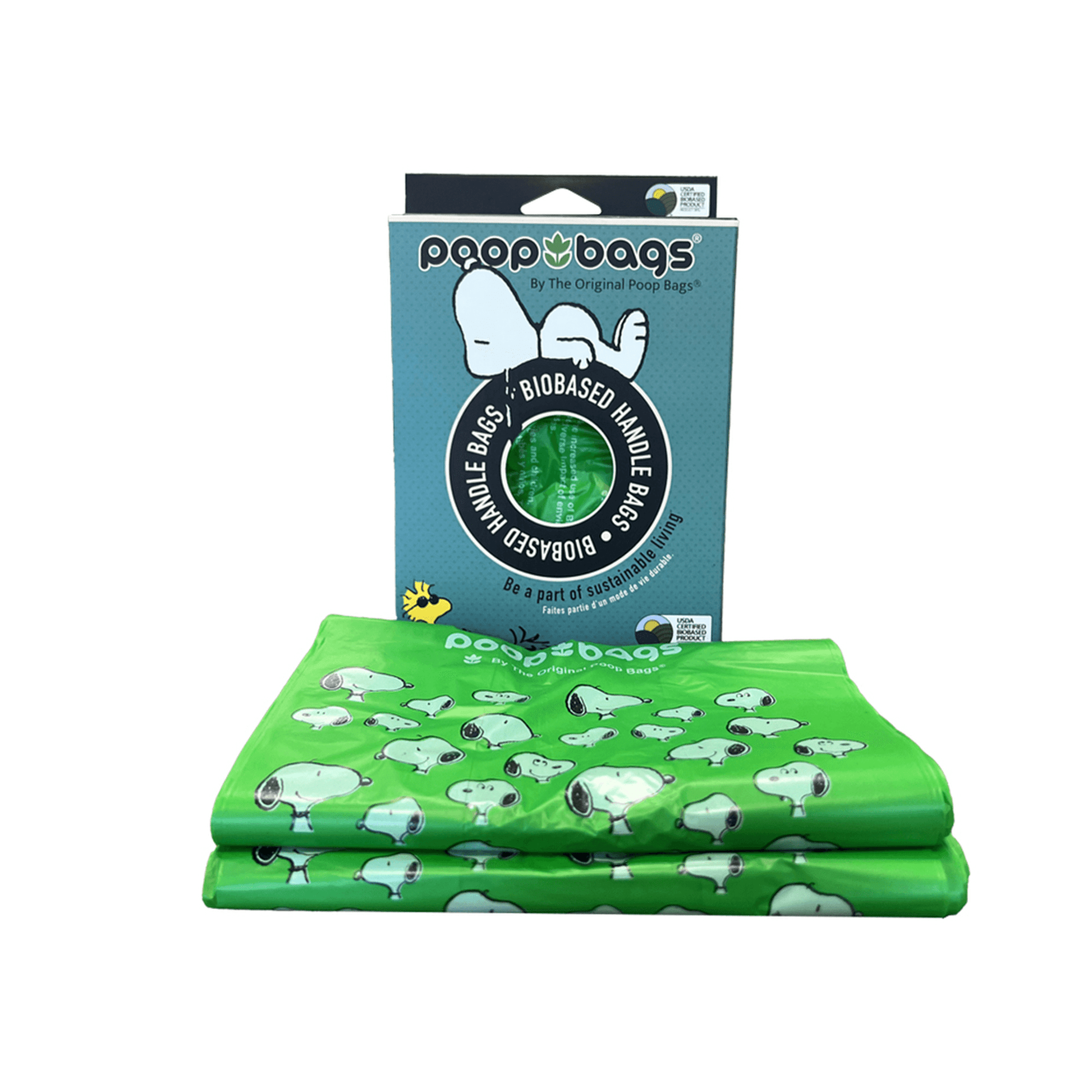 PEANUTS Handle Tie Waste Bags - Sustainable & Leakproof Clean-Up Solution-1