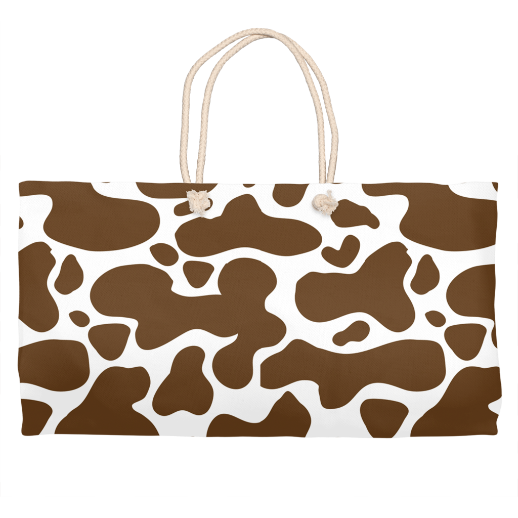 Cowhide Weekender Tote-0