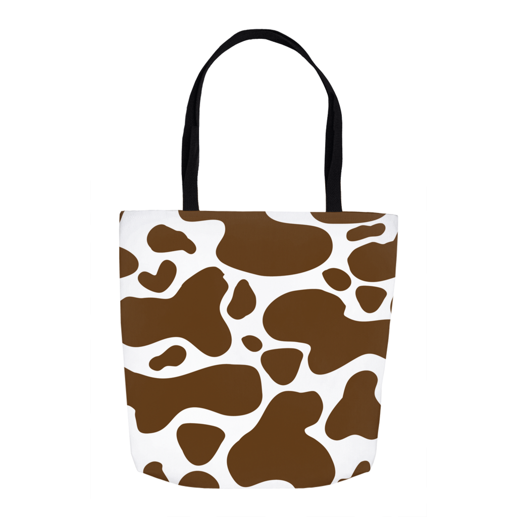 Cowhide Brown Tote-0