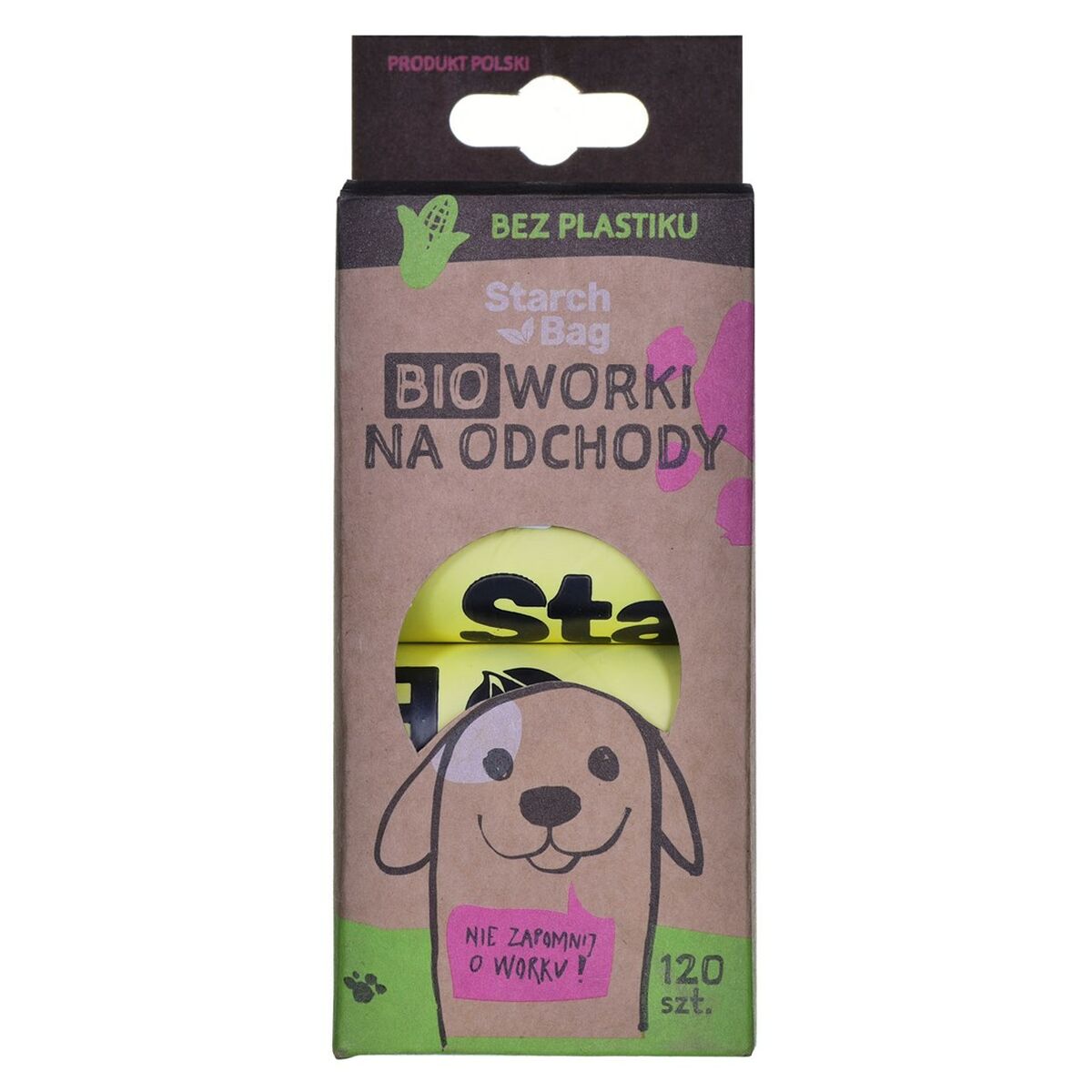 Bags Starch Bag 961811 Green (120 Pieces)-2