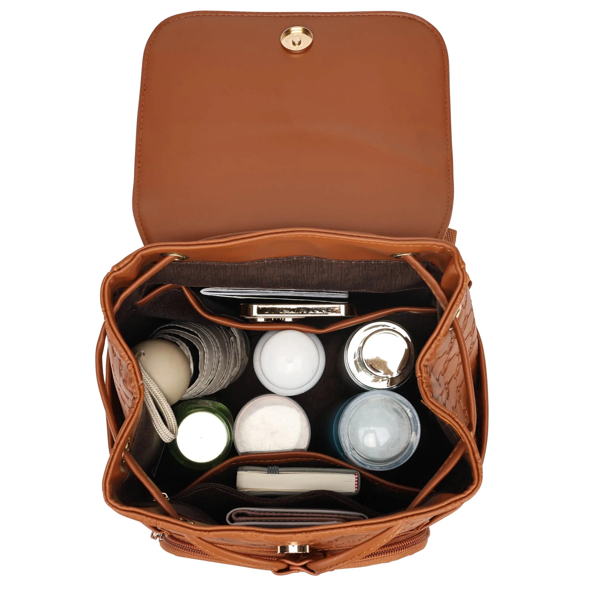 Compass 10L Vegan Leather Monogram Mini Backpack-2