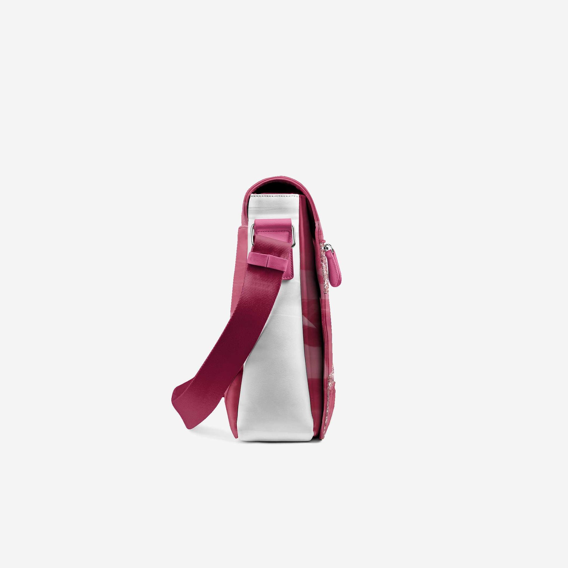 Glitter Pink Messenger Bag 16” | BYMANYC ® New York Glam Street Edition-3