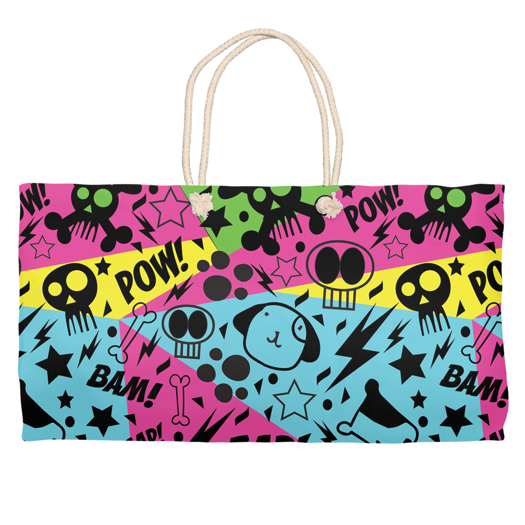 Graffiti Weekender Tote-0
