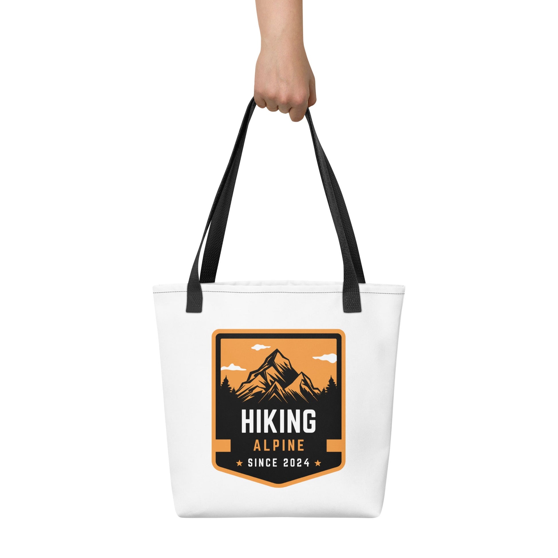 Hiking Alpine Lakes Tote Bag-0