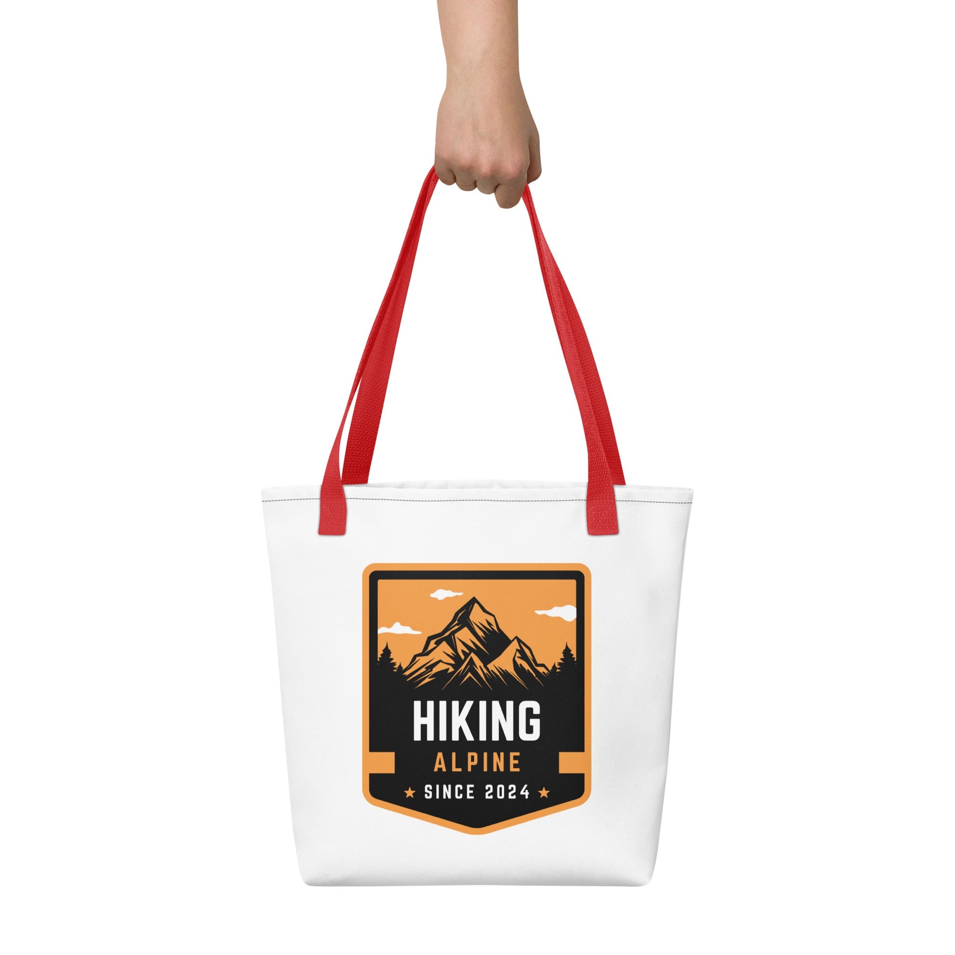 Hiking Alpine Lakes Tote Bag-1