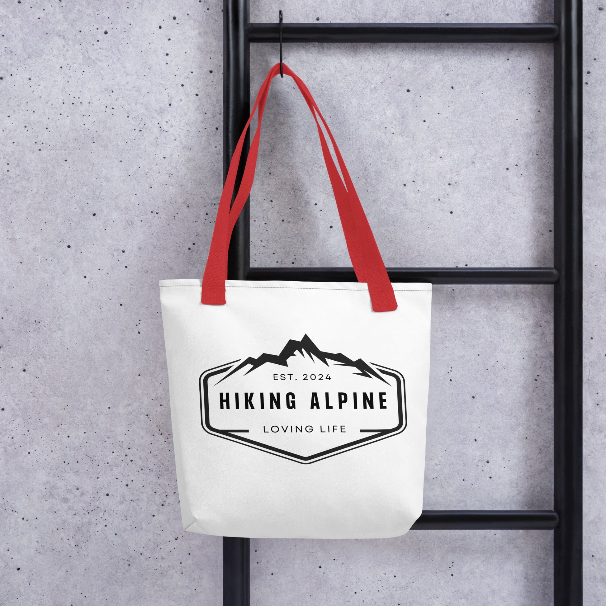 Hiking Alpine Trails Tote Bag-1