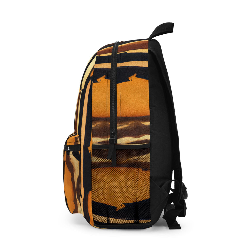 Backpack - Large Water-resistant Bag - Zorse Geometric Print Pattern-2