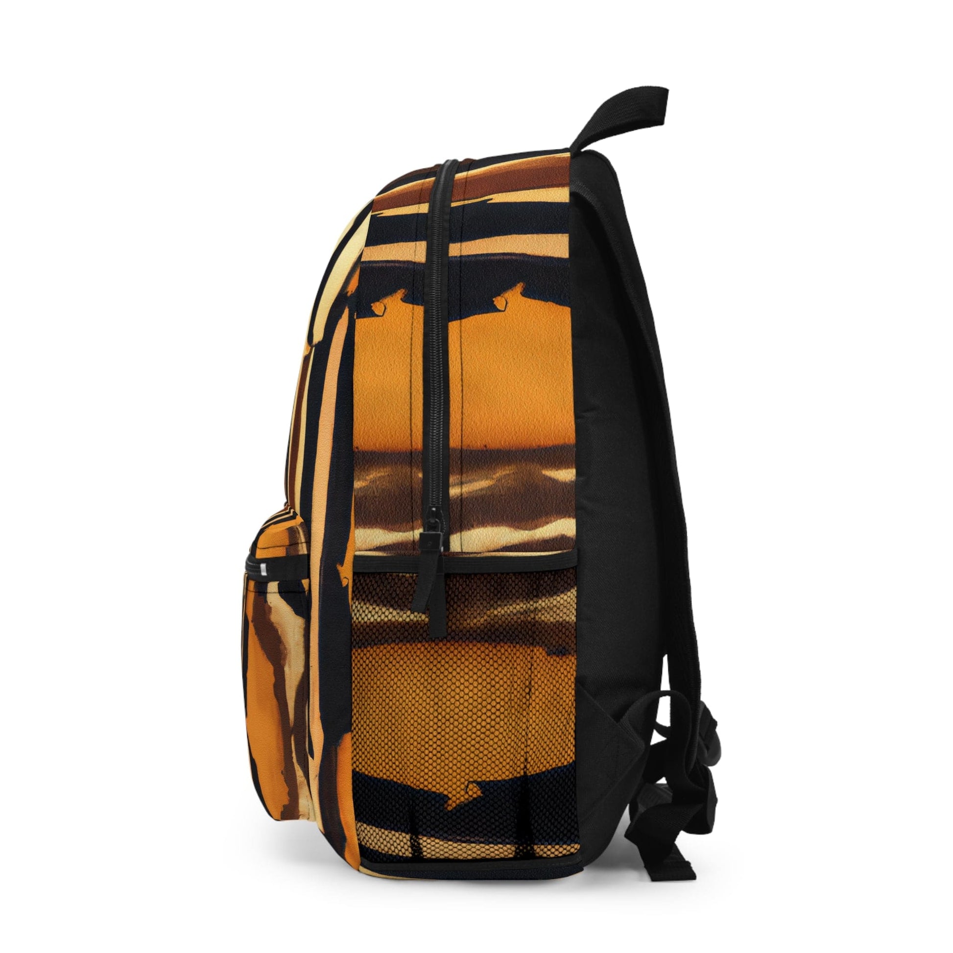 Backpack - Large Water-resistant Bag - Zorse Geometric Print Pattern-2
