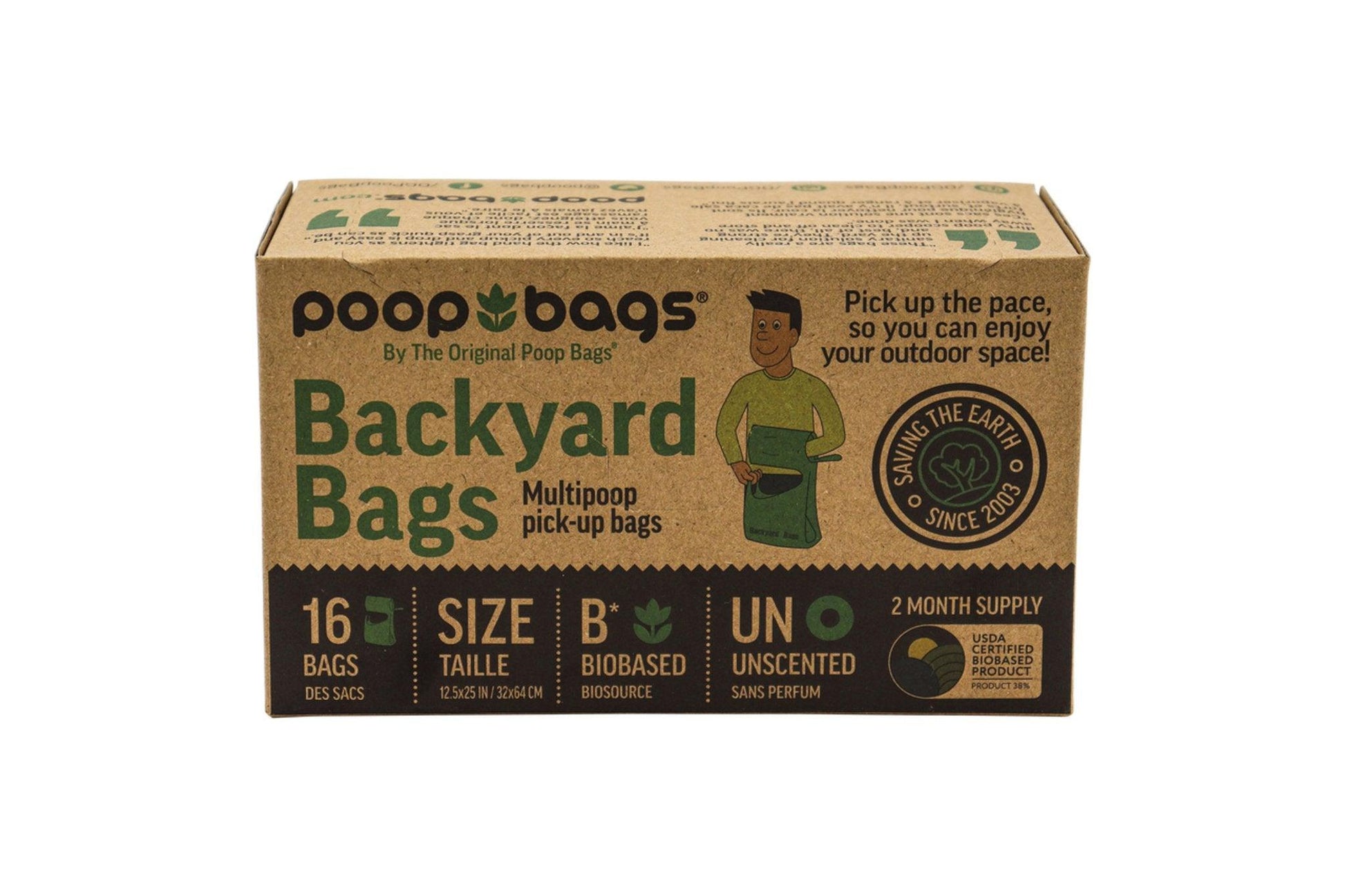 Biobased Backyard Bags by The Original Poop Bags-3