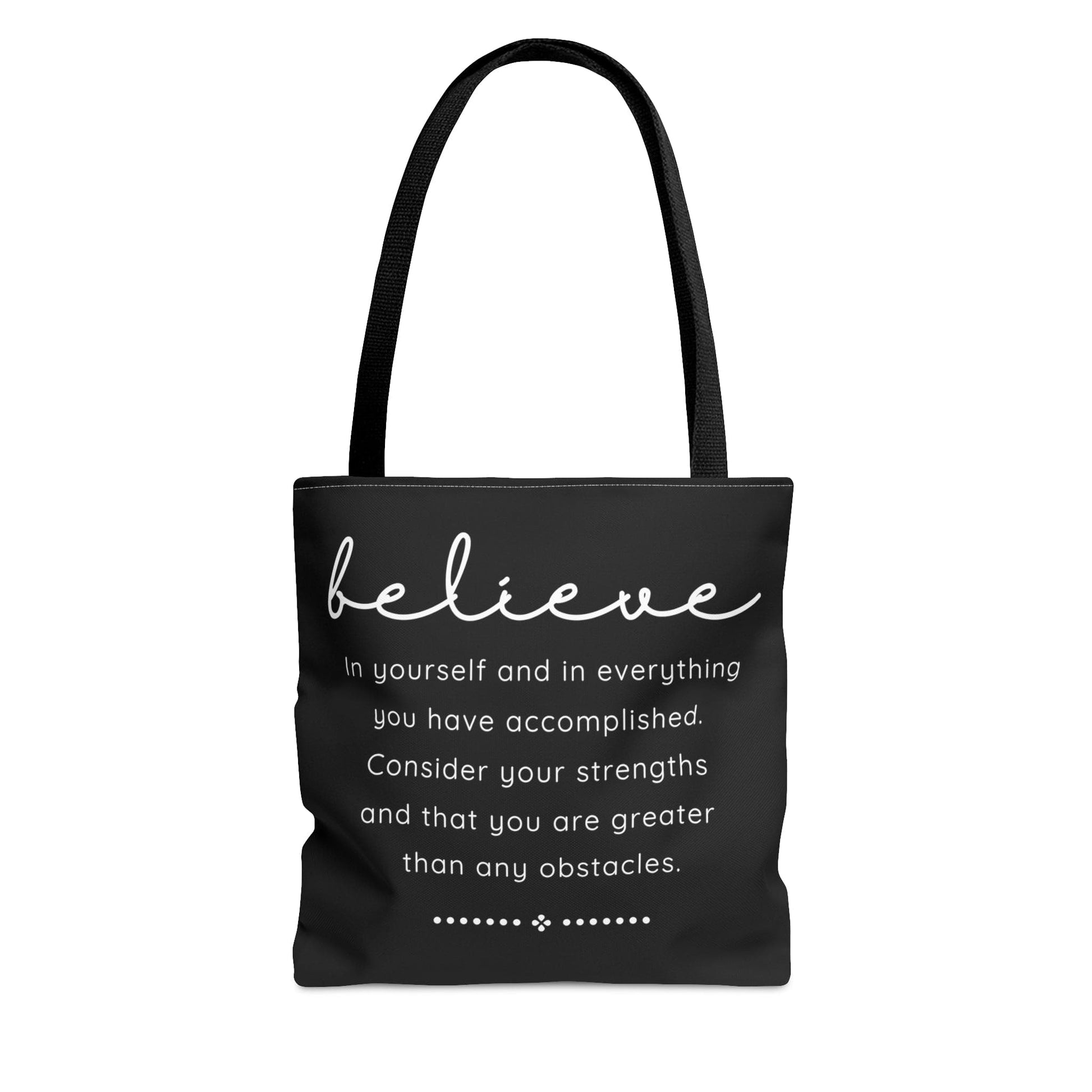 Large Tote Bag Believe in Yourself-0