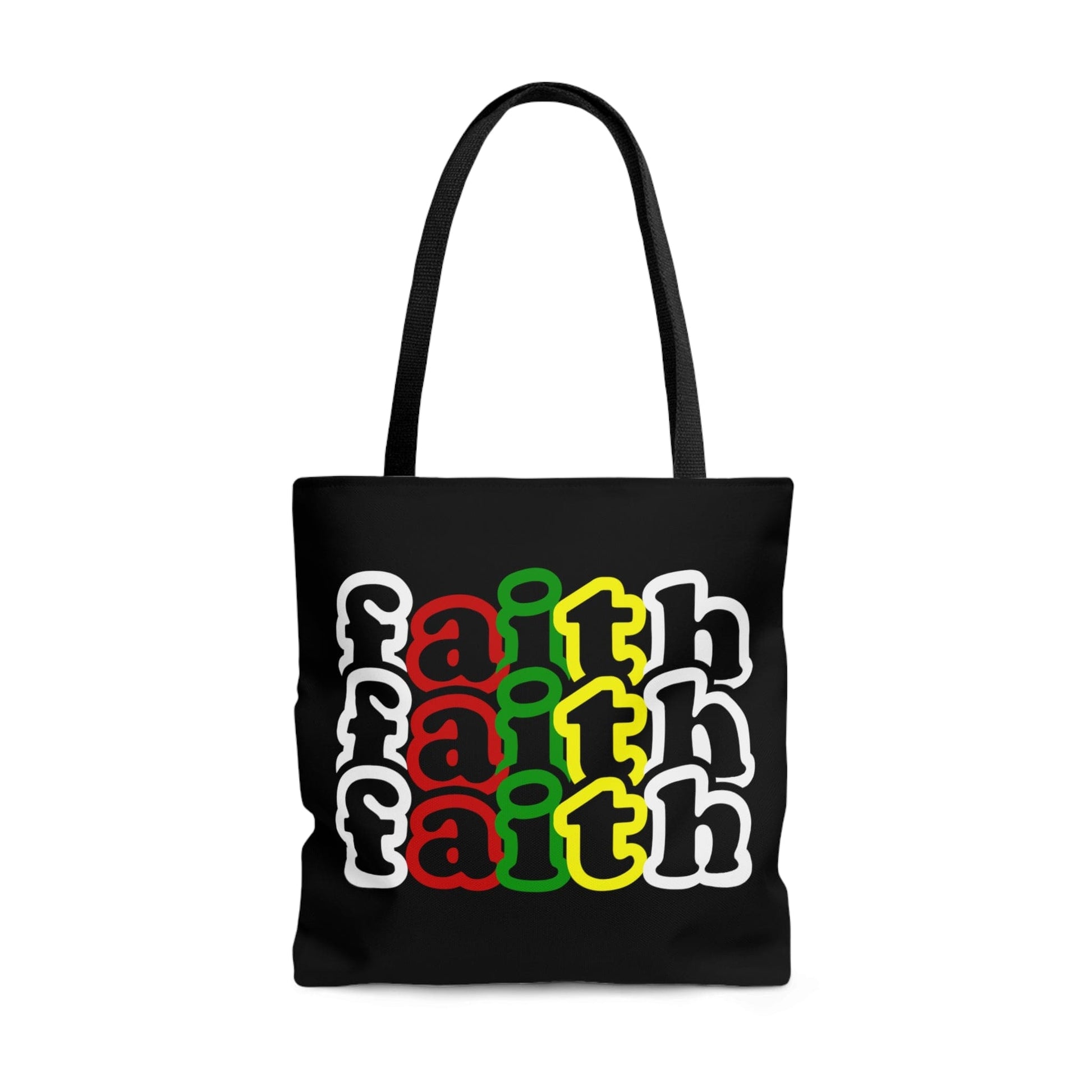 Large Tote Bag Faith Christian Inspiration Biblical Motivation Print-2