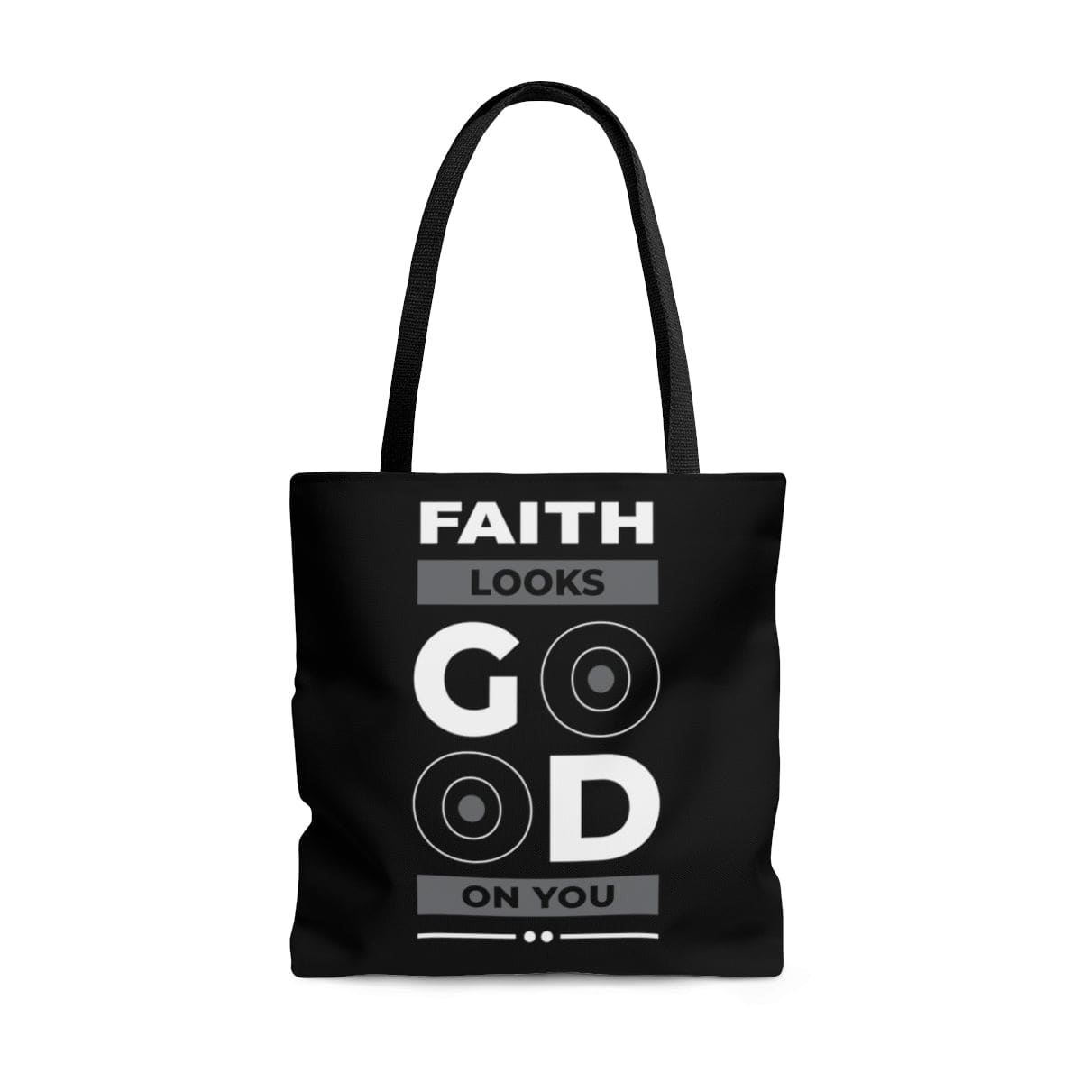 Large Tote Bag - Faith Looks Good on you - Christian Inspiration-4