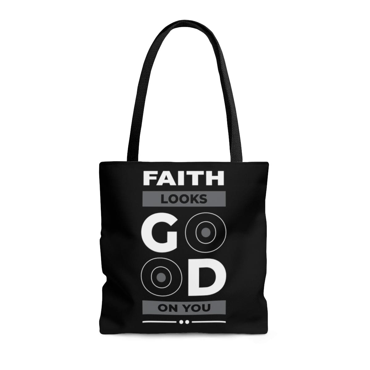 Large Tote Bag - Faith Looks Good on you - Christian Inspiration-2