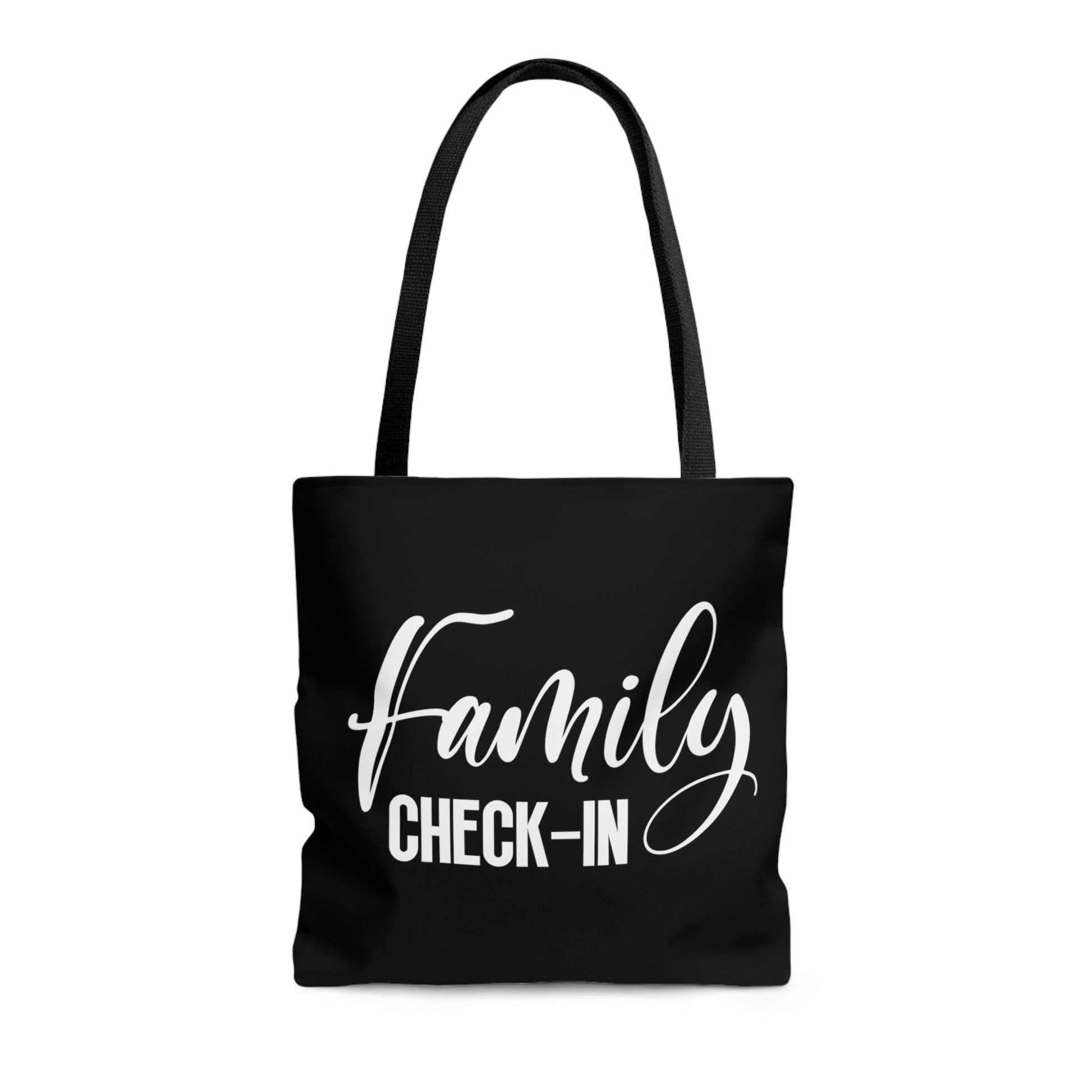 Large Tote Bag Family Check in - Family Reunion - Family Fun - Family Events-1