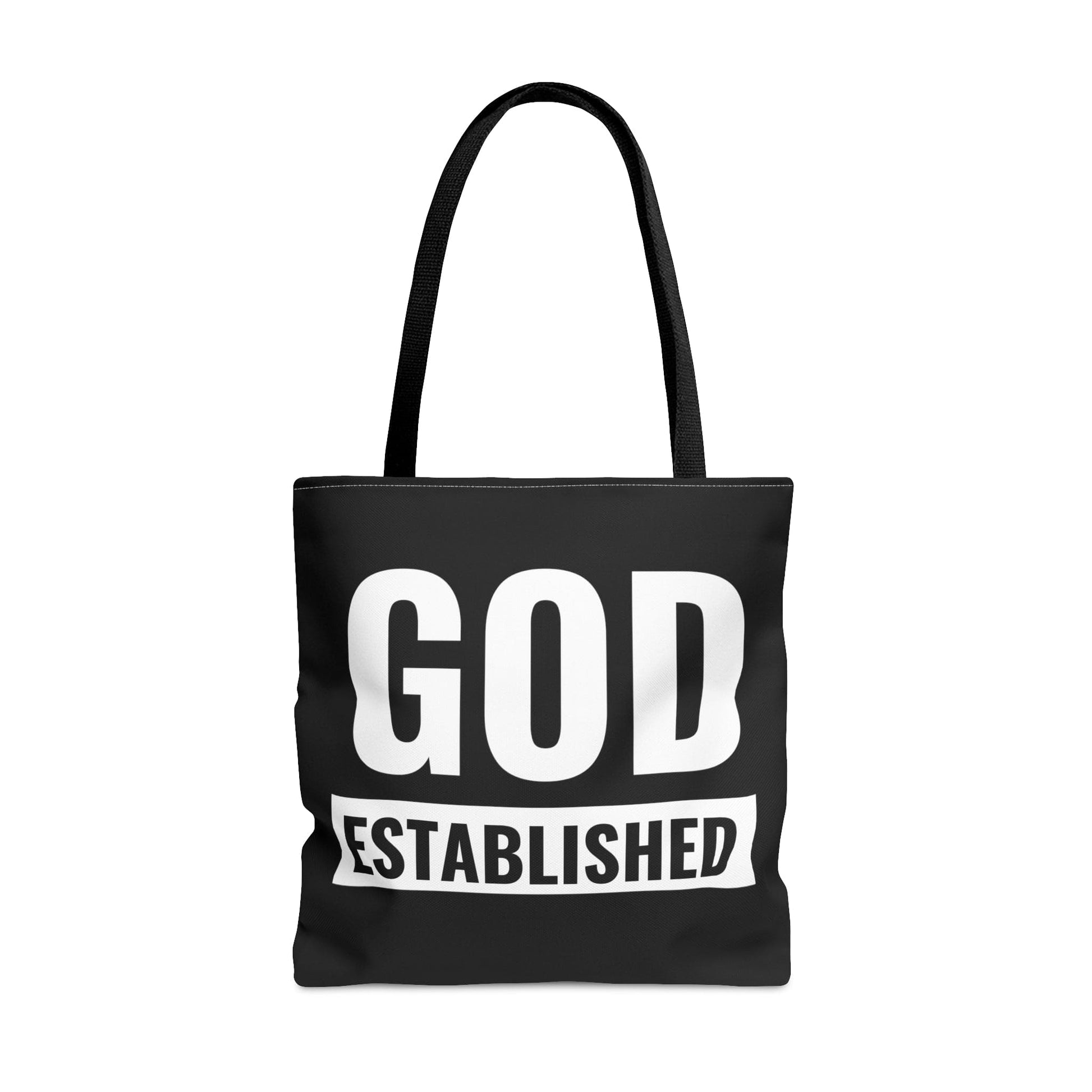 Large Tote Bag God Established-1