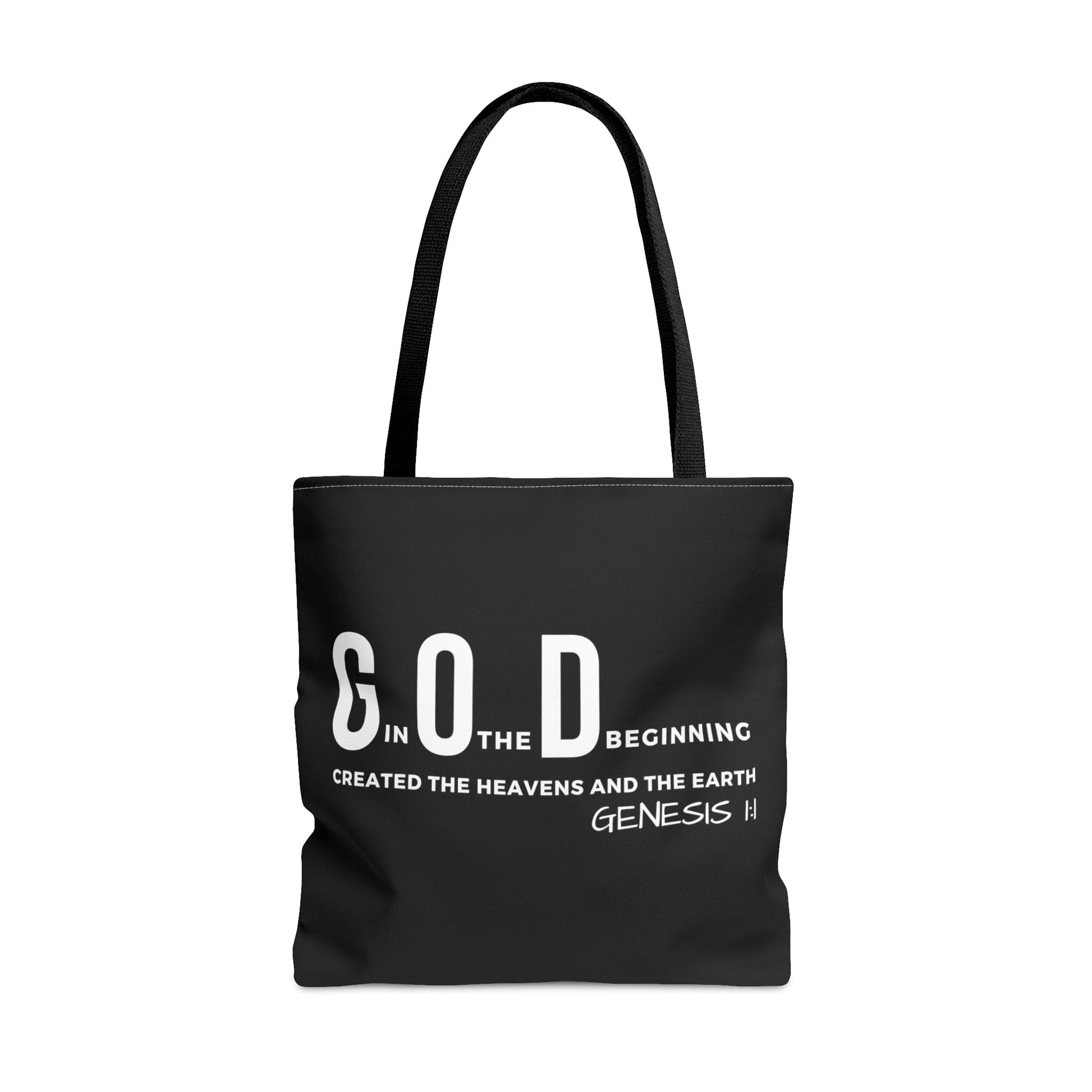 Large Tote Bag God in the Beginning Print-1
