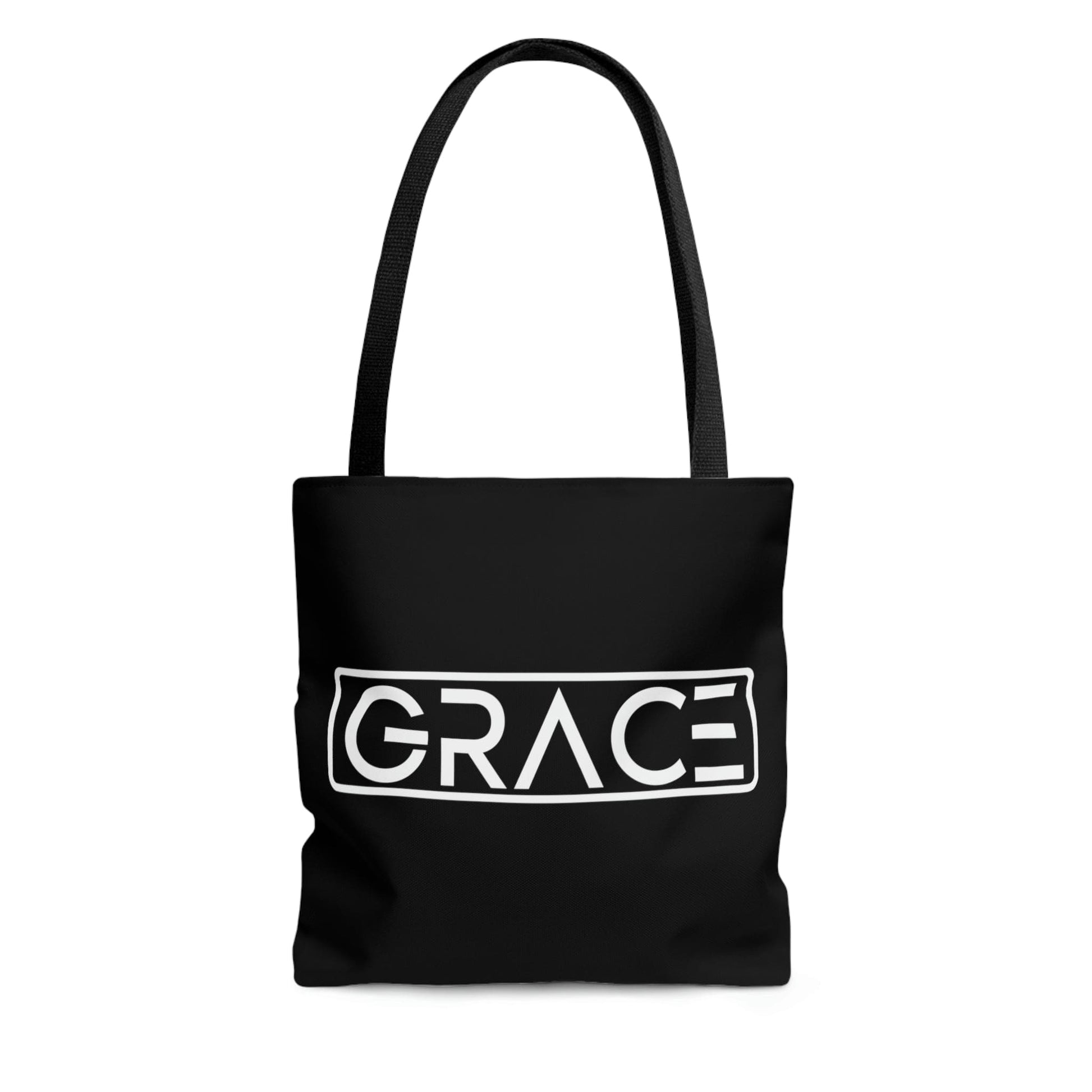 Large Tote Bag - Grace Christian Inspiration Word Art-0