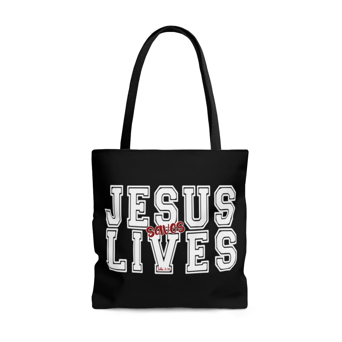 Large Tote Bag - Jesus Saves Lives - Christian Inpsiration-4
