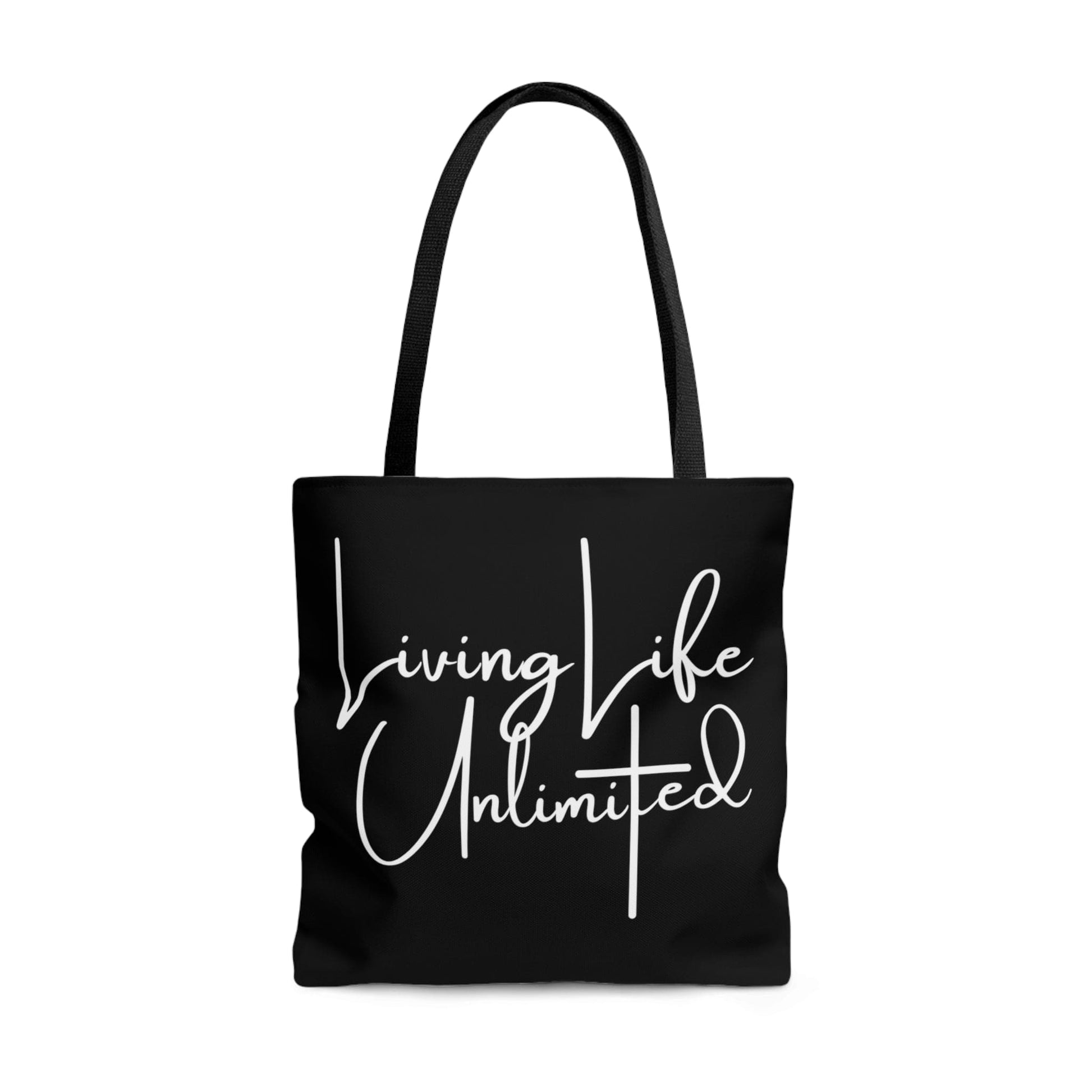Large Tote Bag Living Life Unlimited - Inspirational Motivation-2