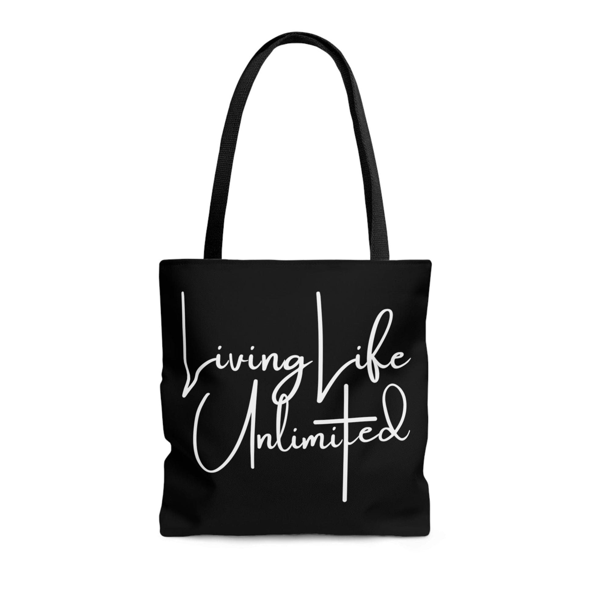 Large Tote Bag Living Life Unlimited - Inspirational Motivation-1