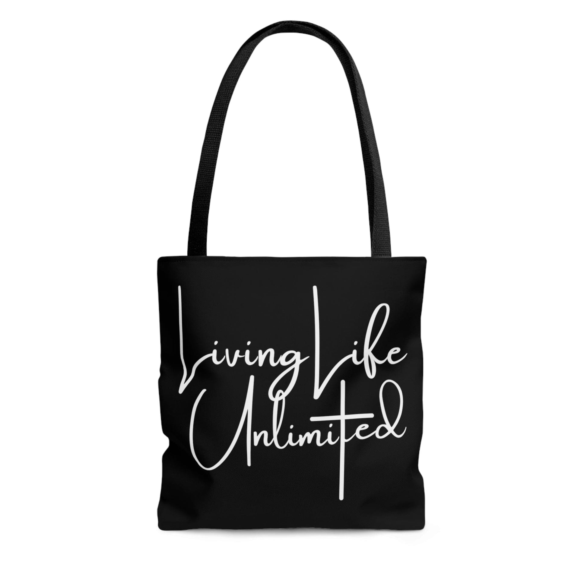 Large Tote Bag Living Life Unlimited - Inspirational Motivation-0