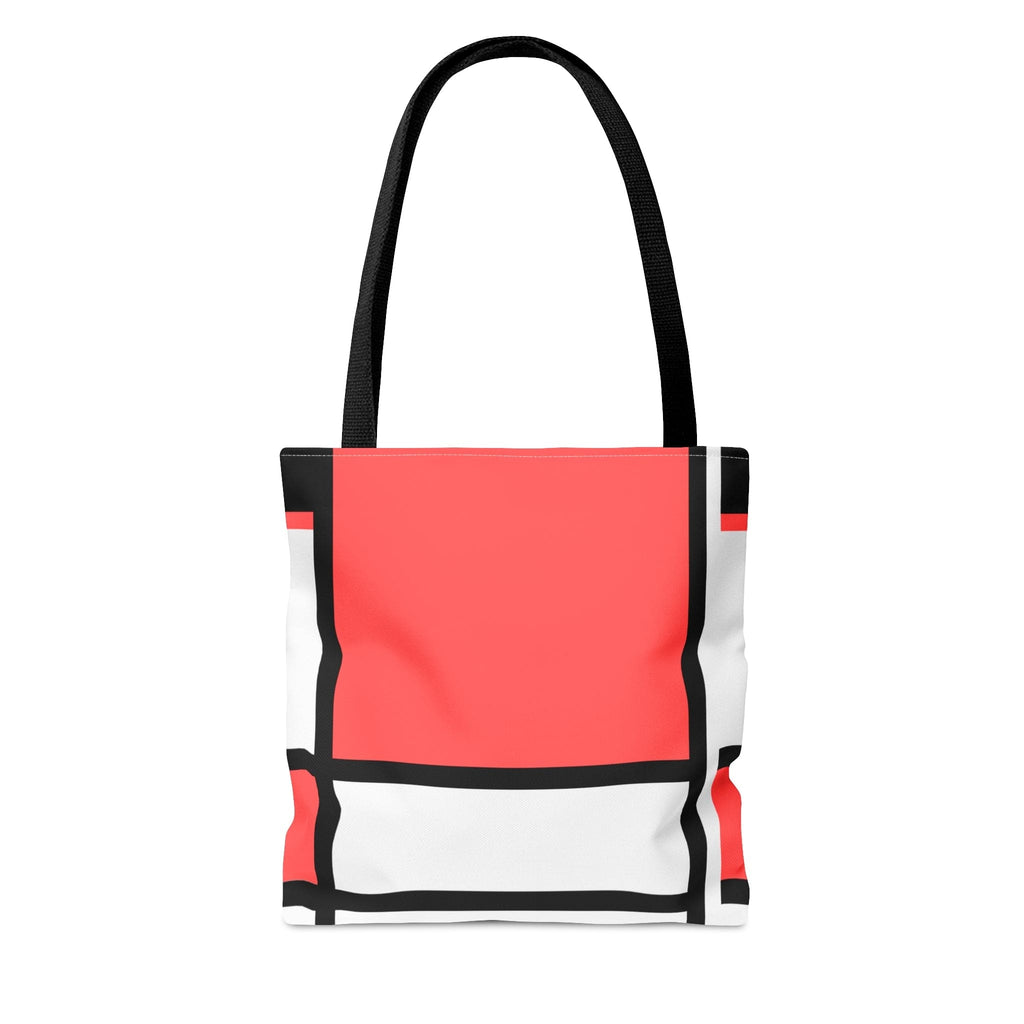 Large Tote Bag Mauve Grey Pattern-3