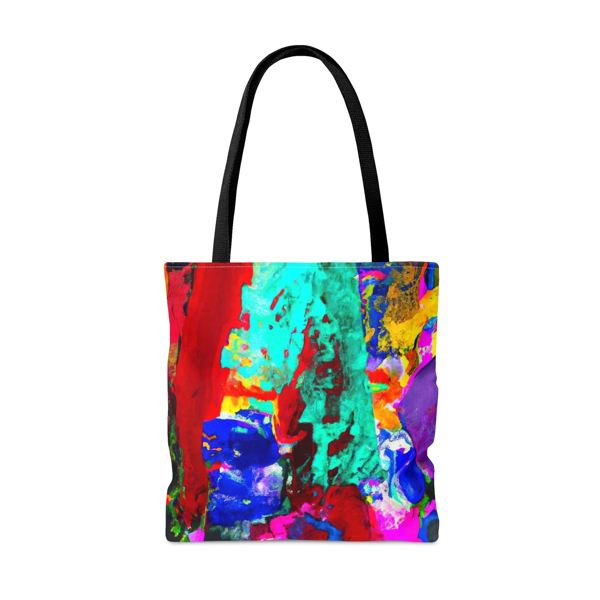 Large Tote Bag Multicolor Abstract Pattern-3