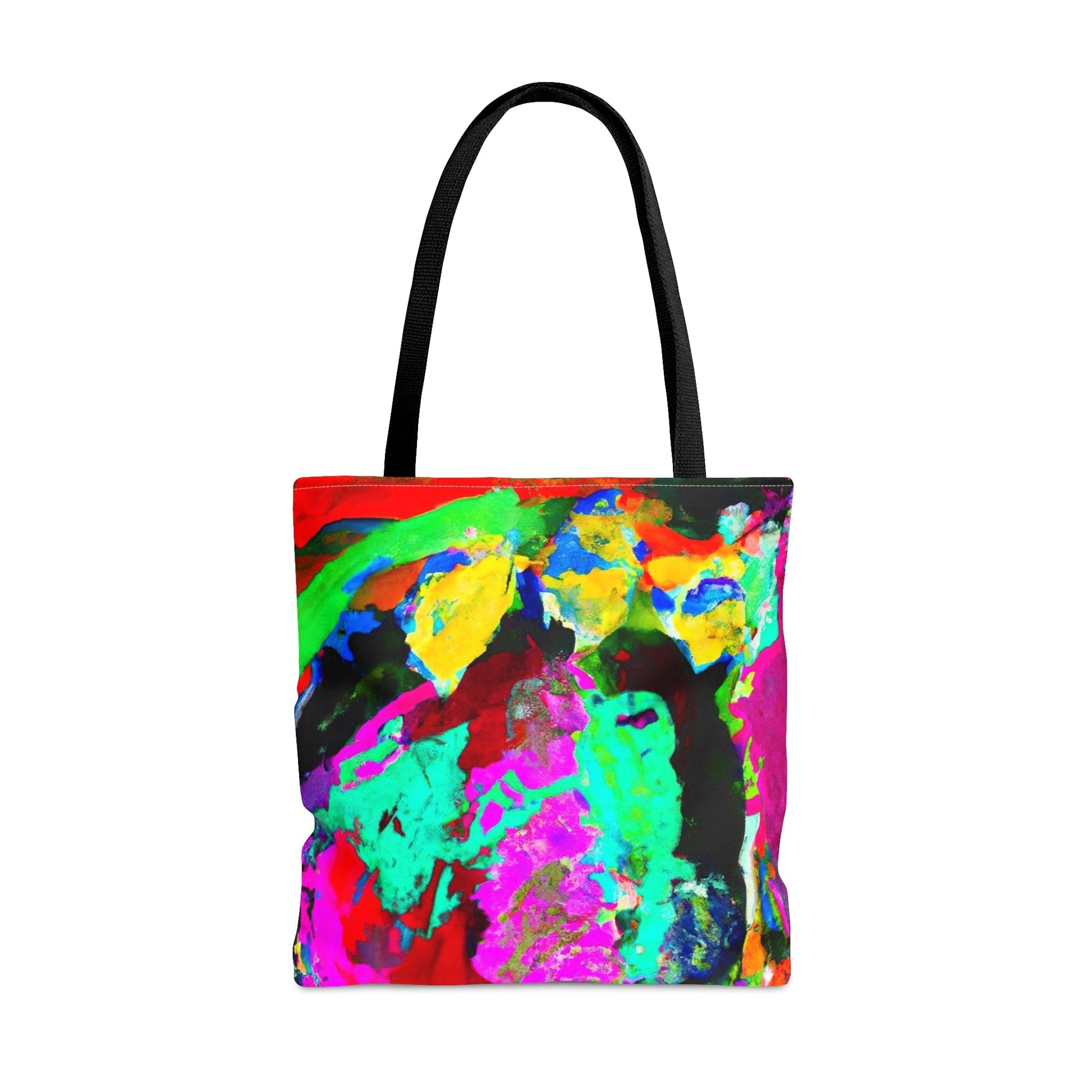 Large Tote Bag Multicolor Abstract Pattern-0