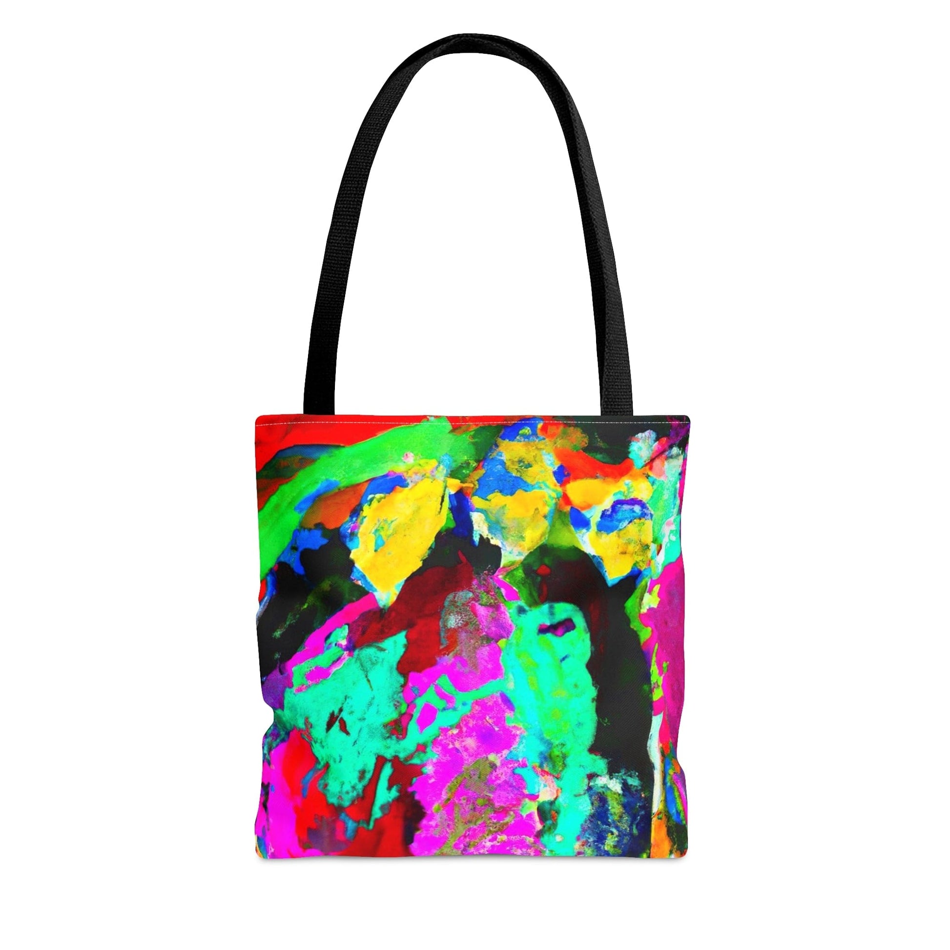 Large Tote Bag Multicolor Abstract Pattern-2
