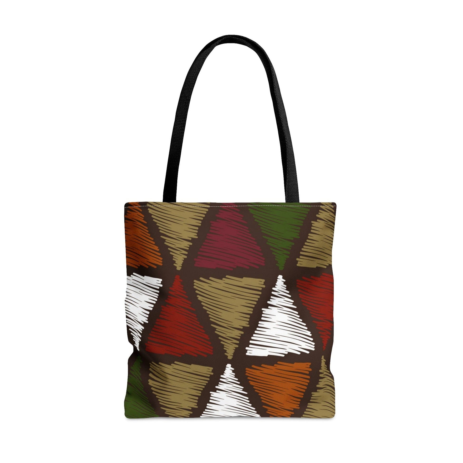 Large Tote Bag Multicolor Tribal Pattern-1