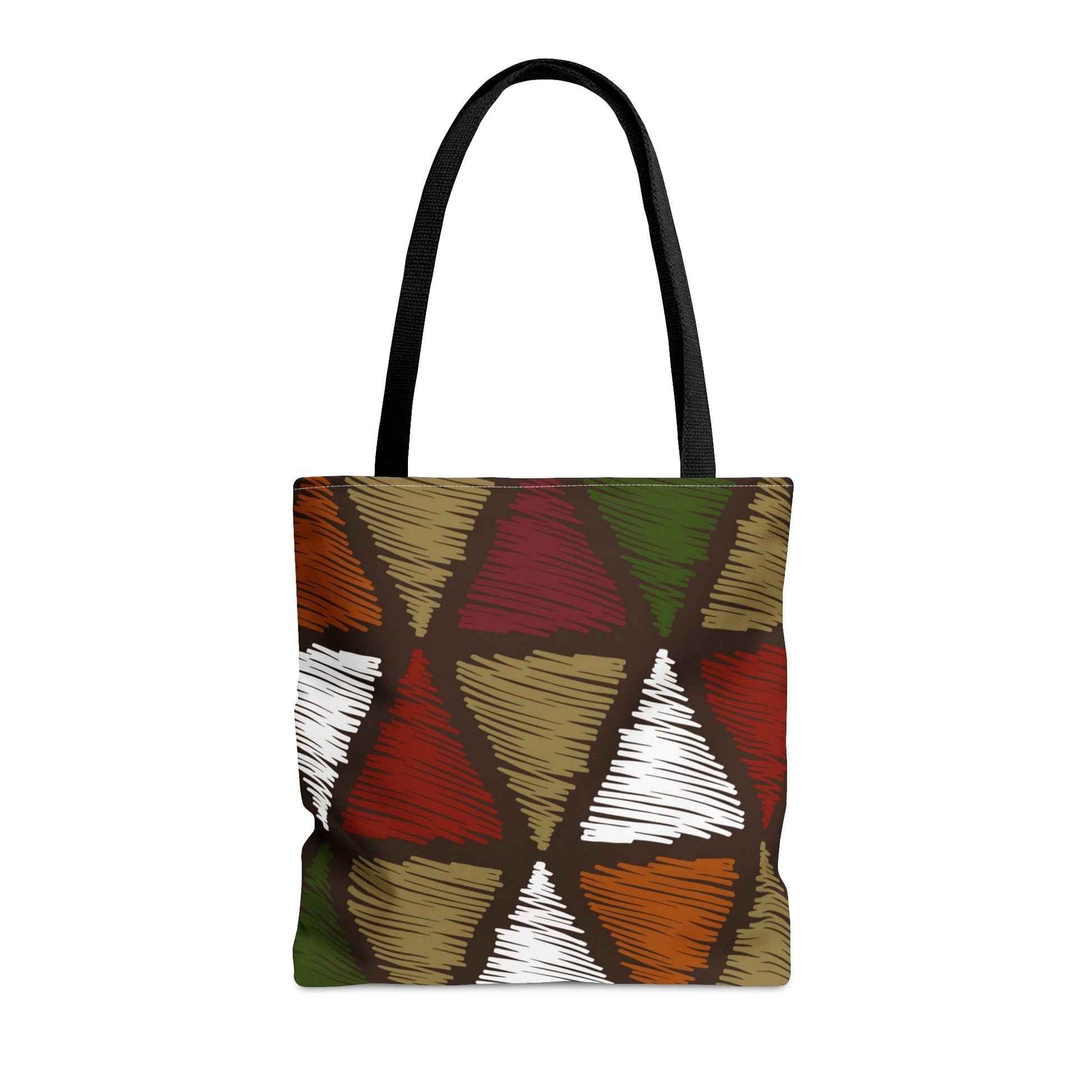Large Tote Bag Multicolor Tribal Pattern-2