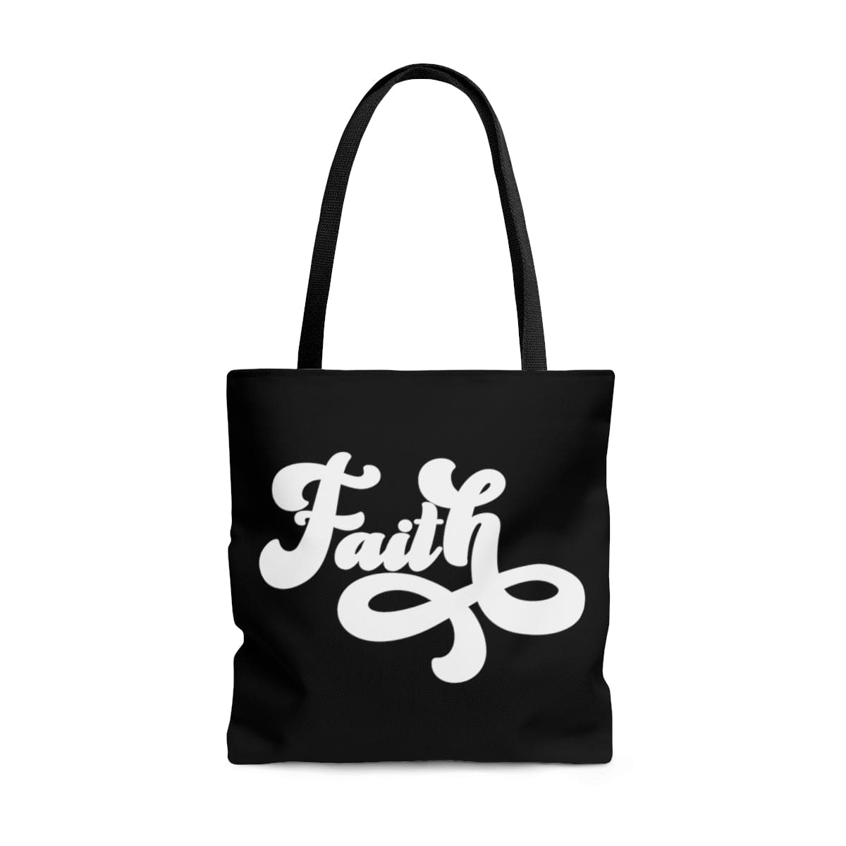 Large Tote Bag - now is Faith Christian Inspiration-4
