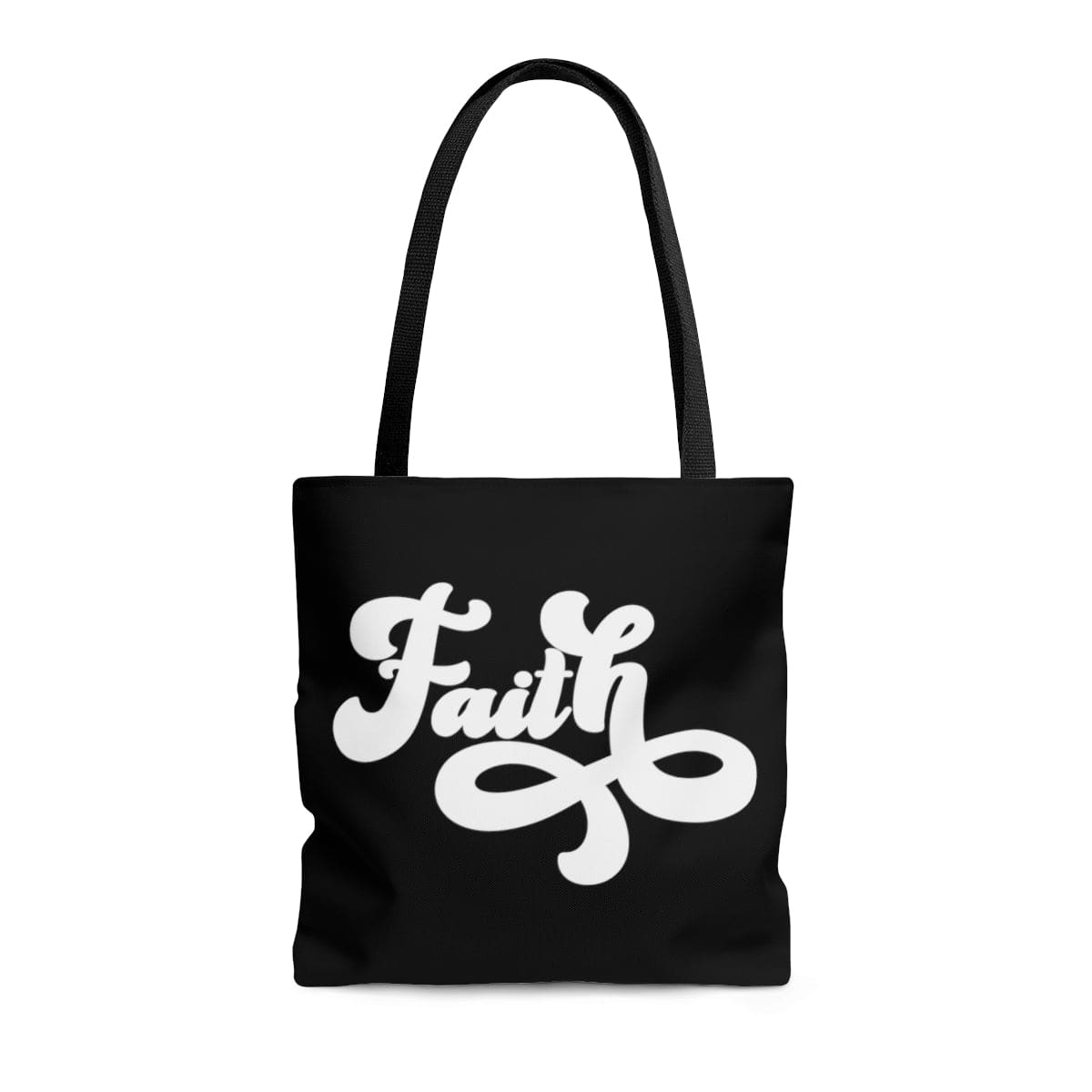 Large Tote Bag - now is Faith Christian Inspiration-2