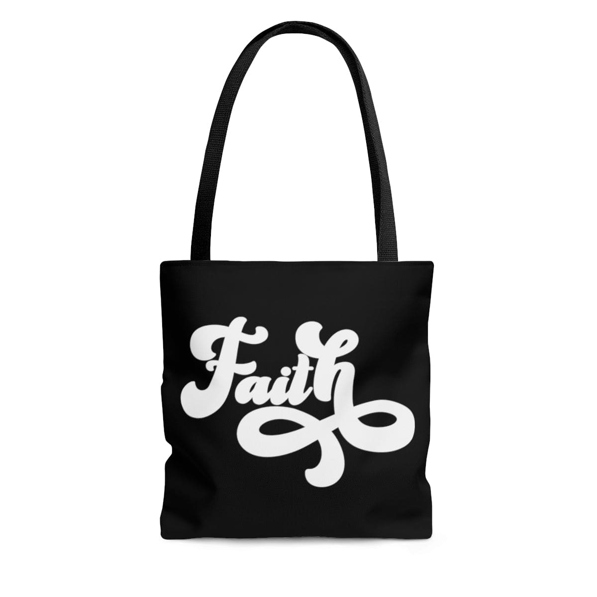 Large Tote Bag - now is Faith Christian Inspiration-0