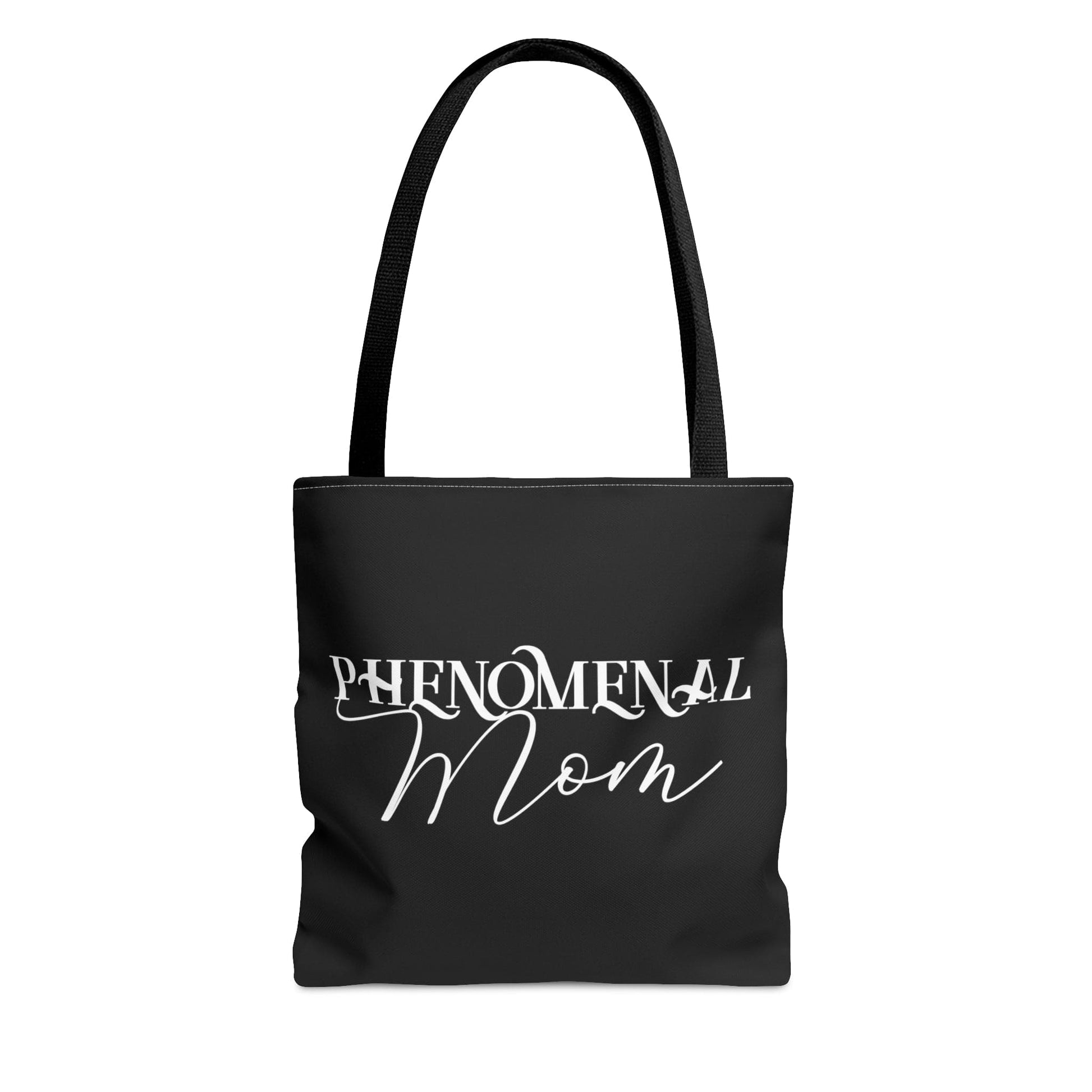 Large Tote Bag Phenomenal Mom White Print-0