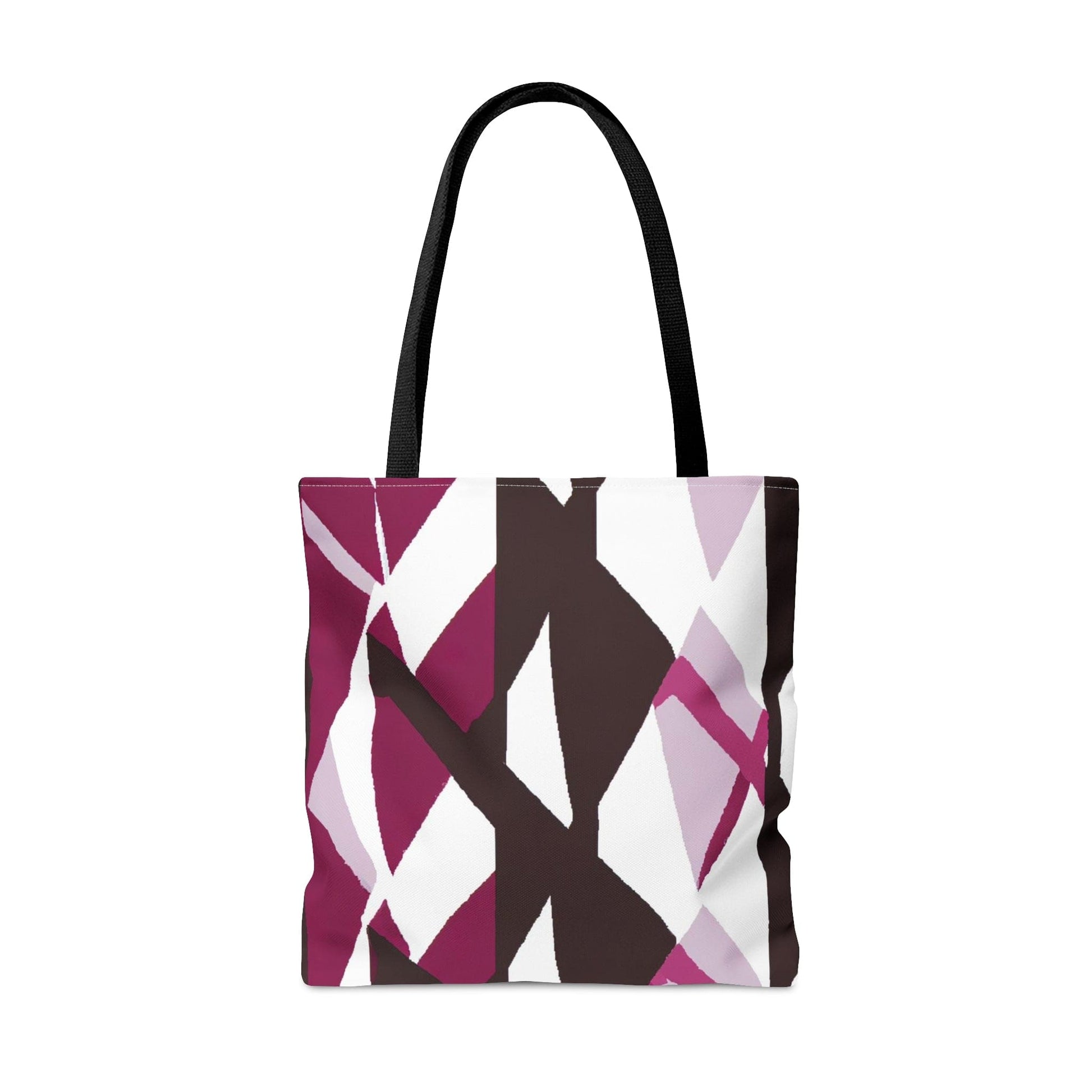 Large Tote Bag Pink Mauve Pattern-3