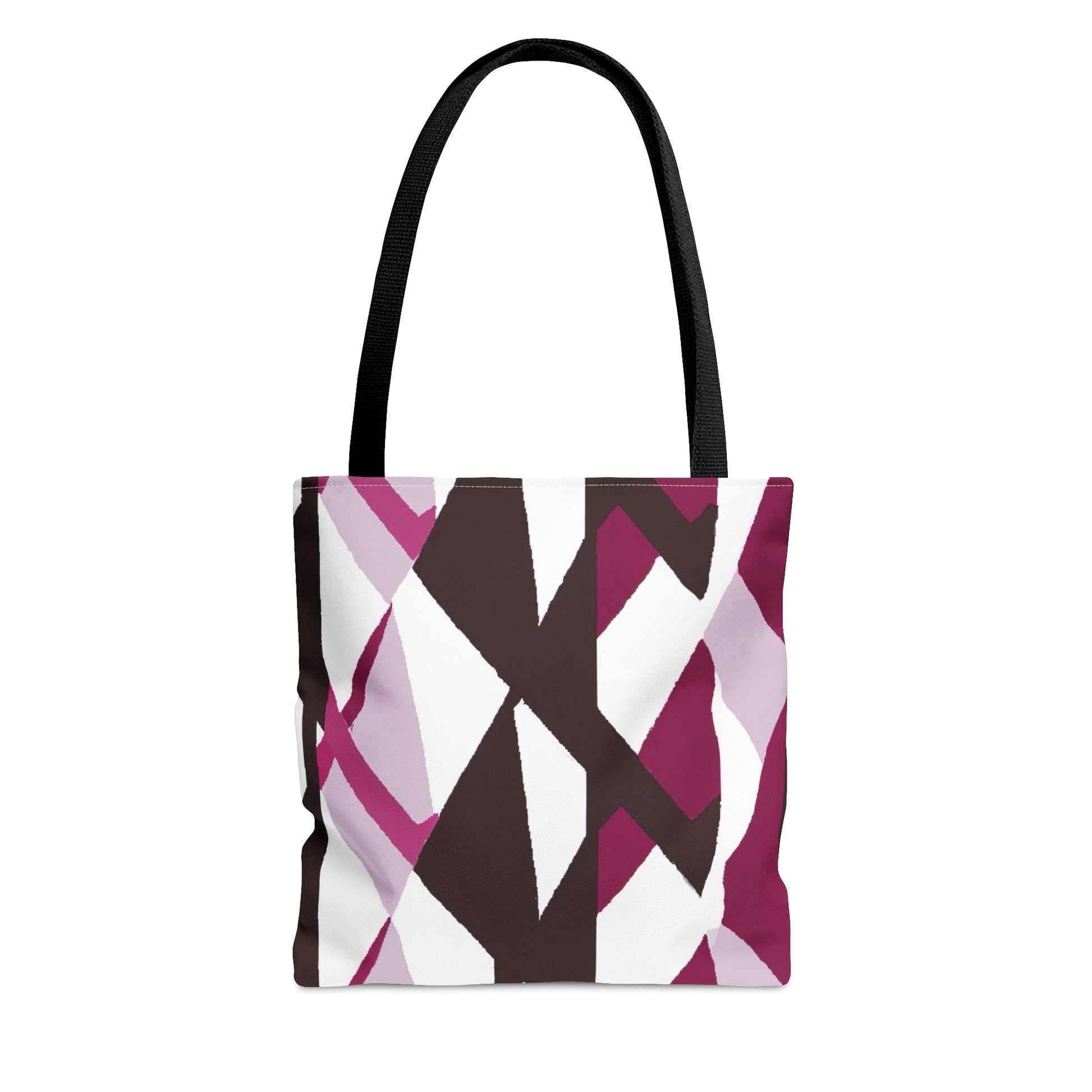 Large Tote Bag Pink Mauve Pattern-2