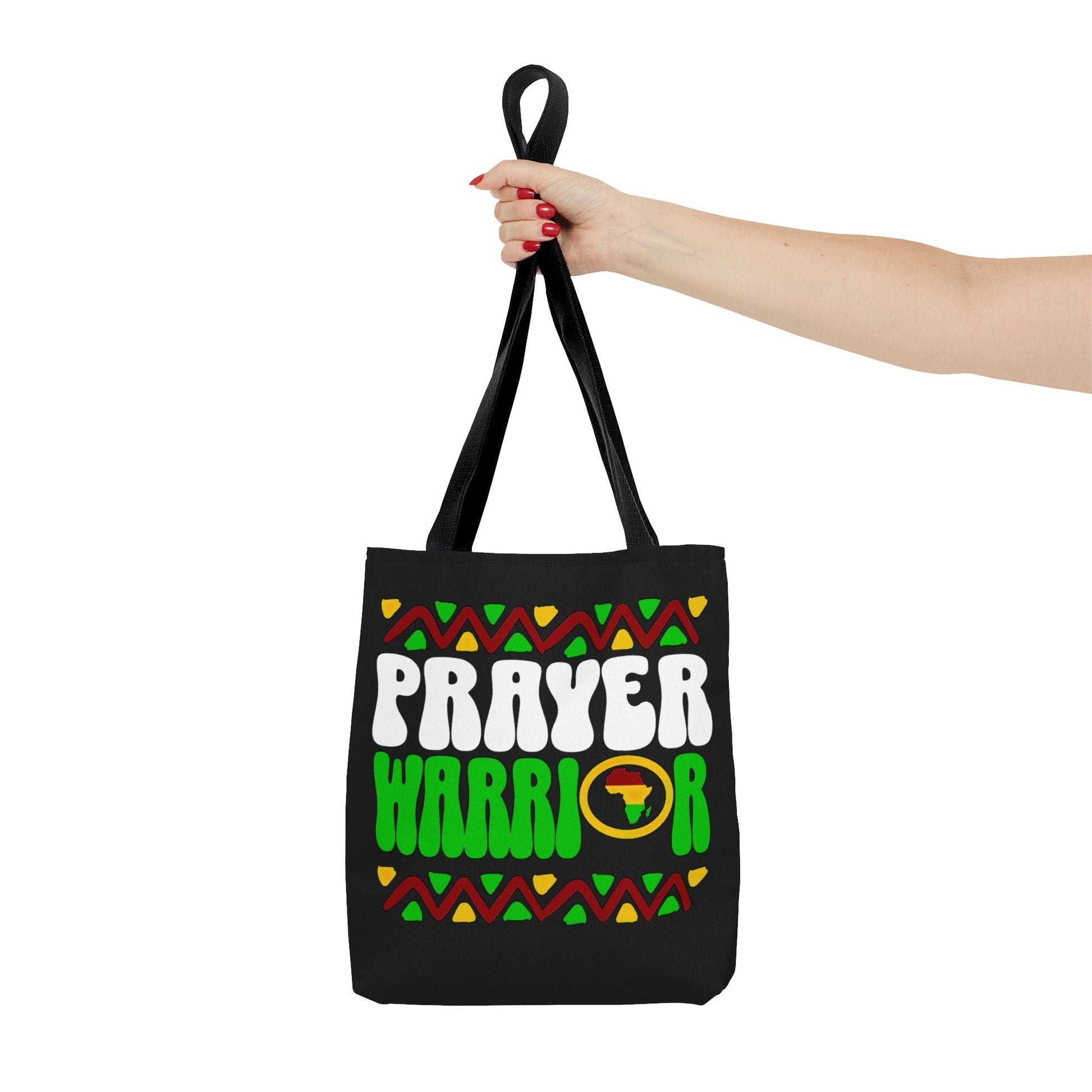 Large Tote Bag Prayer Warrior Christian Inspiration Africa-4