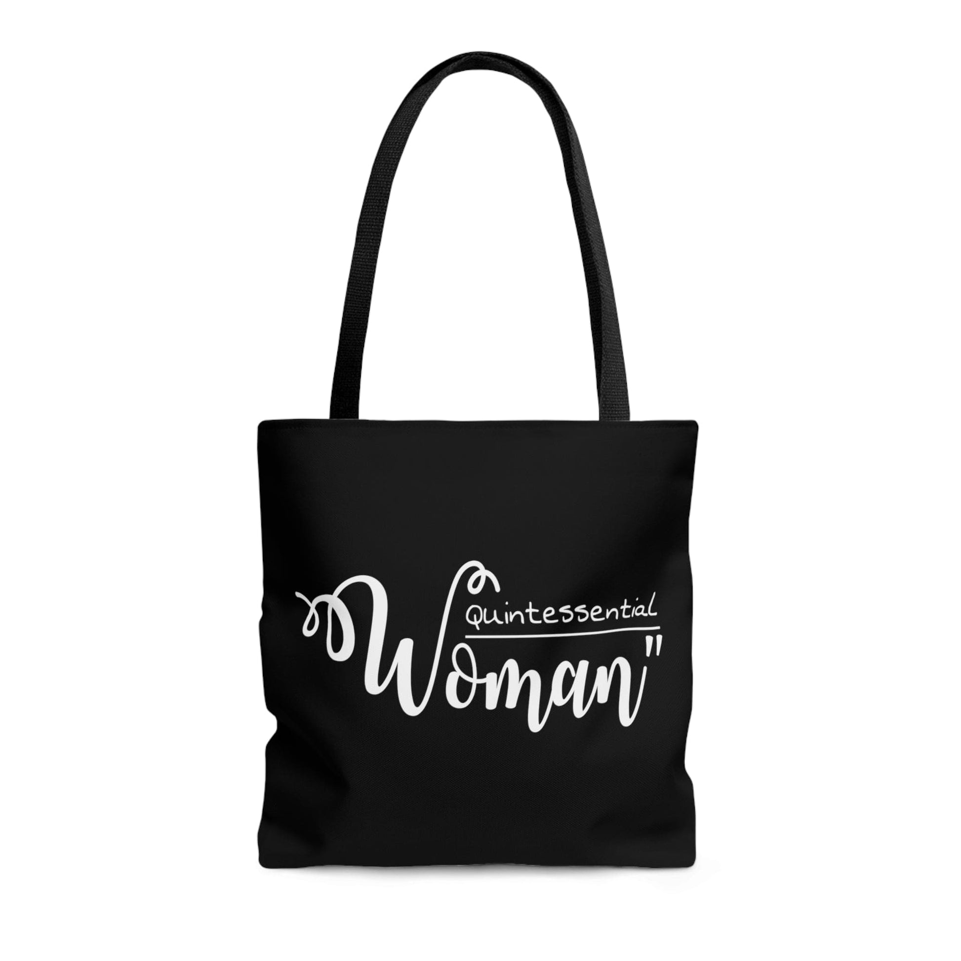 Large Tote Bag Quintessential Woman Inspirational Affirmation-1