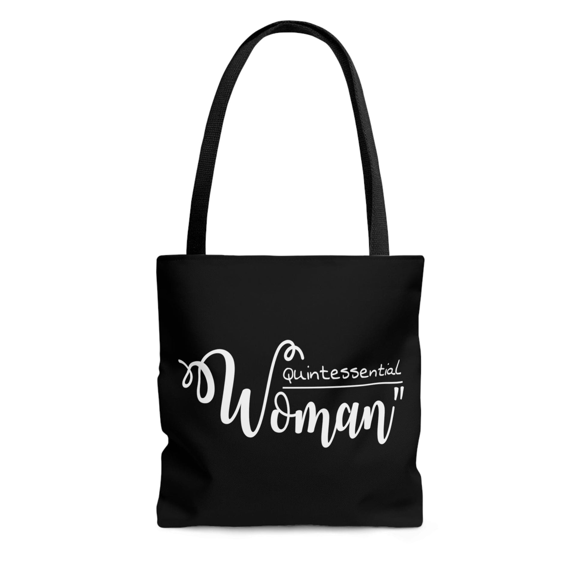 Large Tote Bag Quintessential Woman Inspirational Affirmation-0