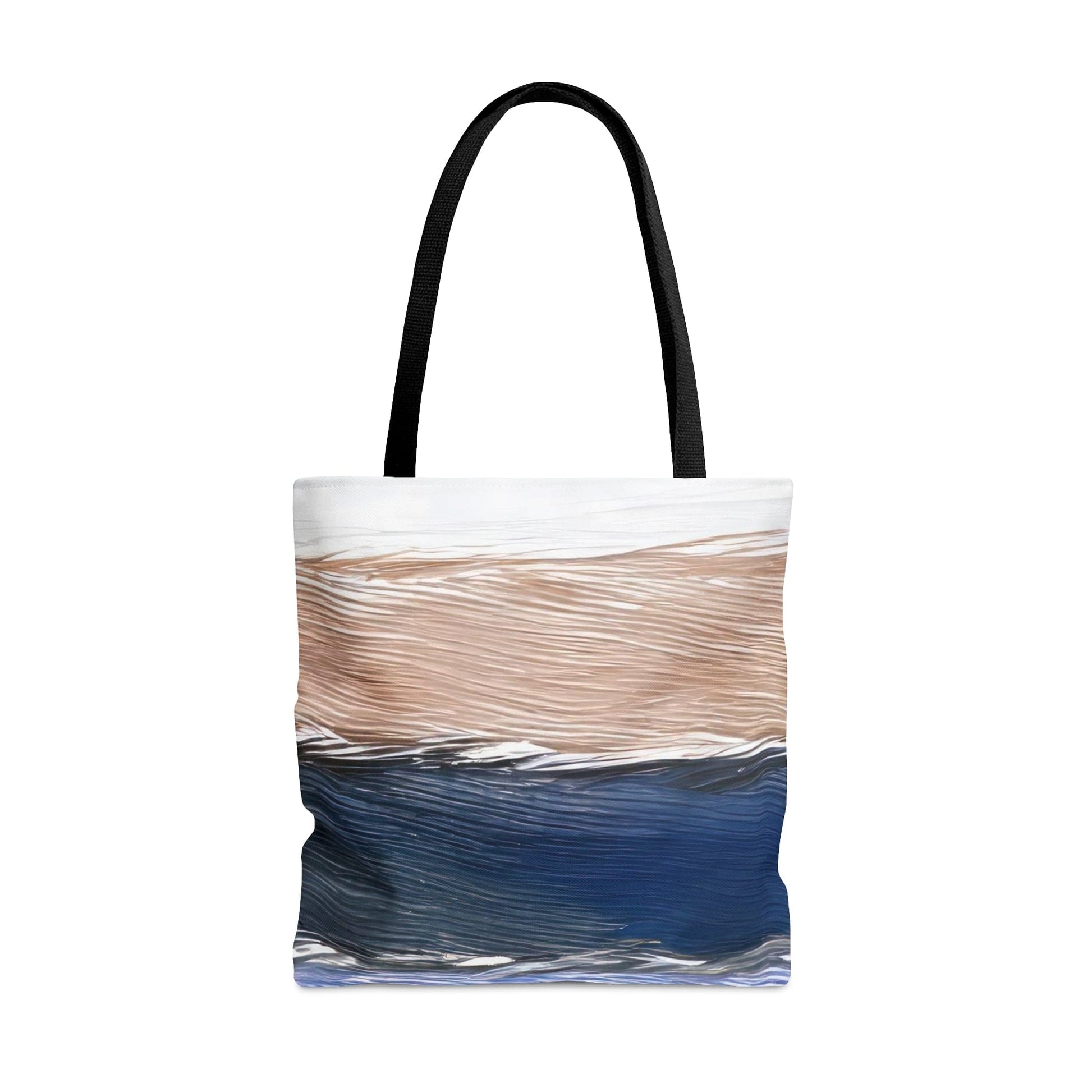 Large Tote Bag Rustic Hues Pattern-0