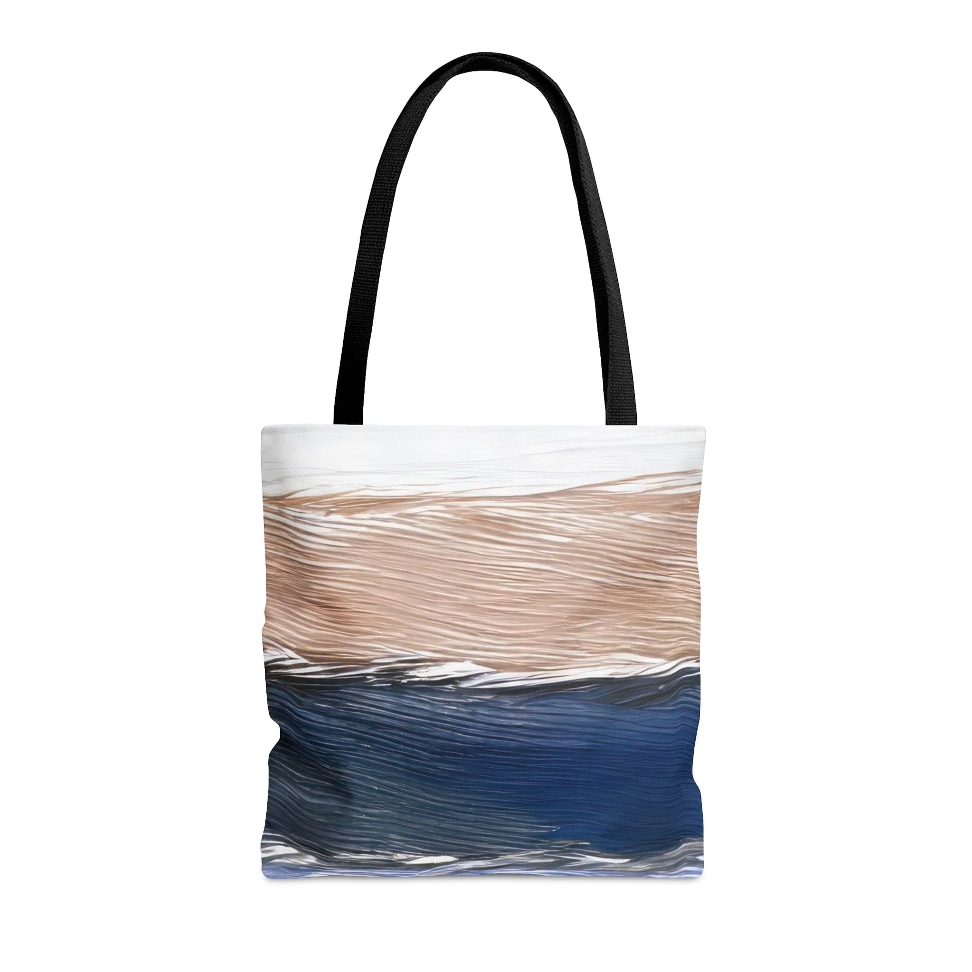 Large Tote Bag Rustic Hues Pattern-1