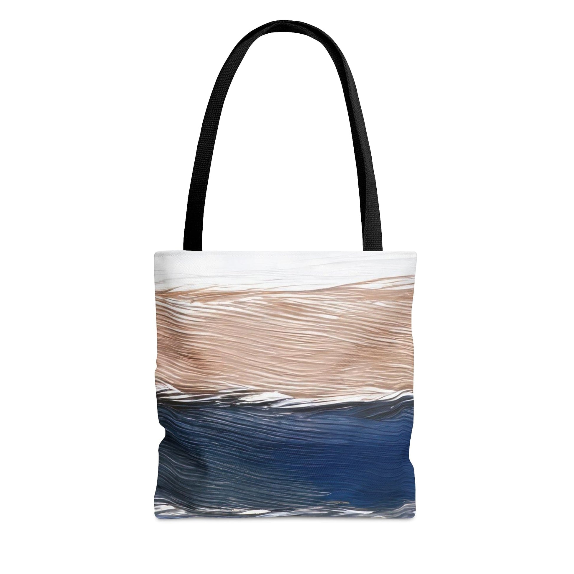 Large Tote Bag Rustic Hues Pattern-2