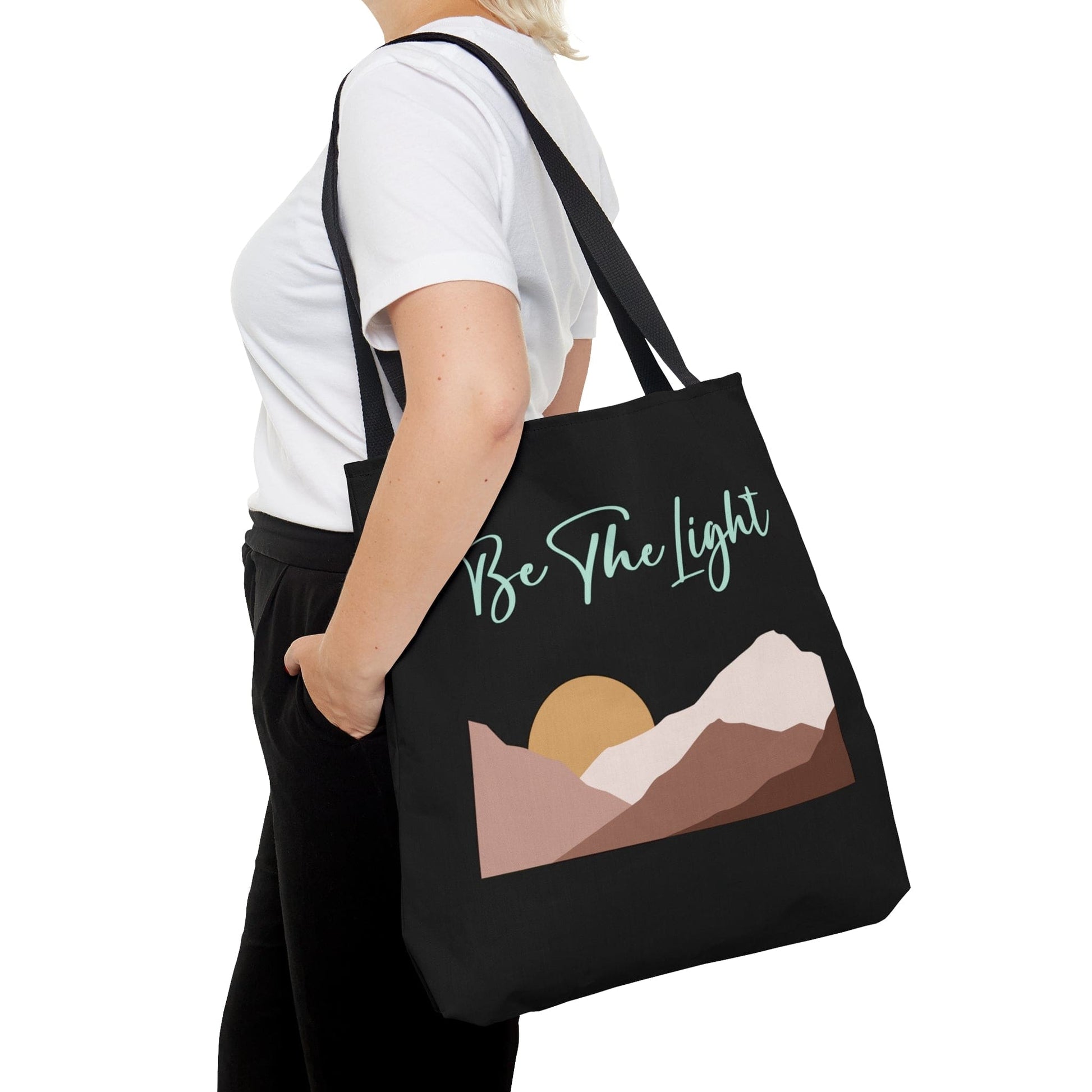 Large Tote Bag Say it Soul - be the Light-3