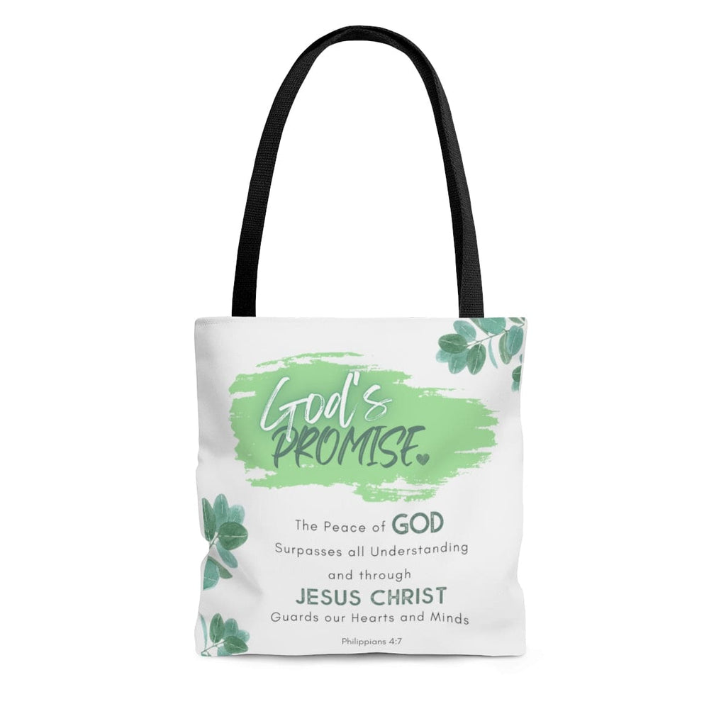 Large Tote Bag - the Peace of God Surpasses All Understanding - Word Art Totes-0