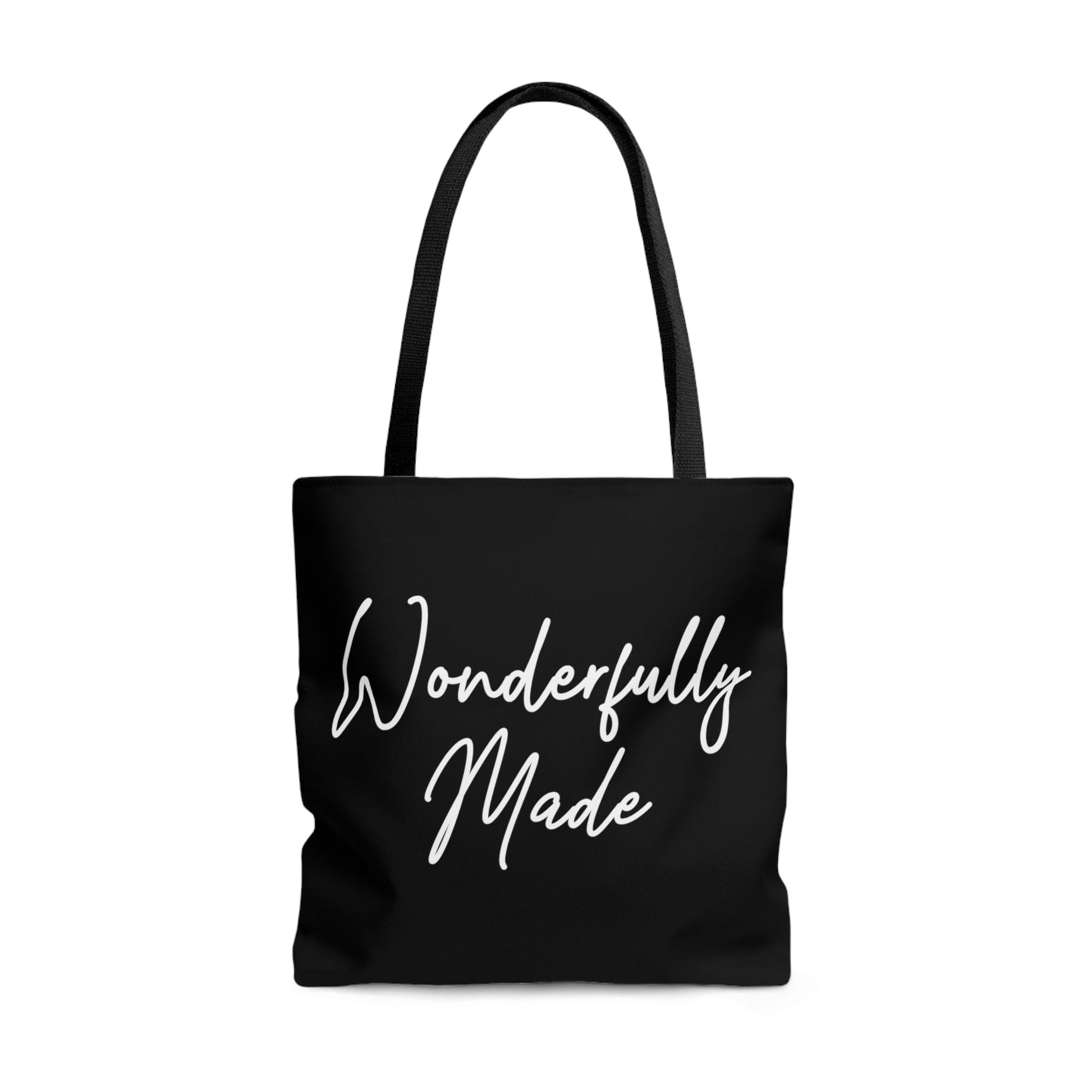 Large Tote Bag - Wonderfully Made - Affirmation Inspiration-5
