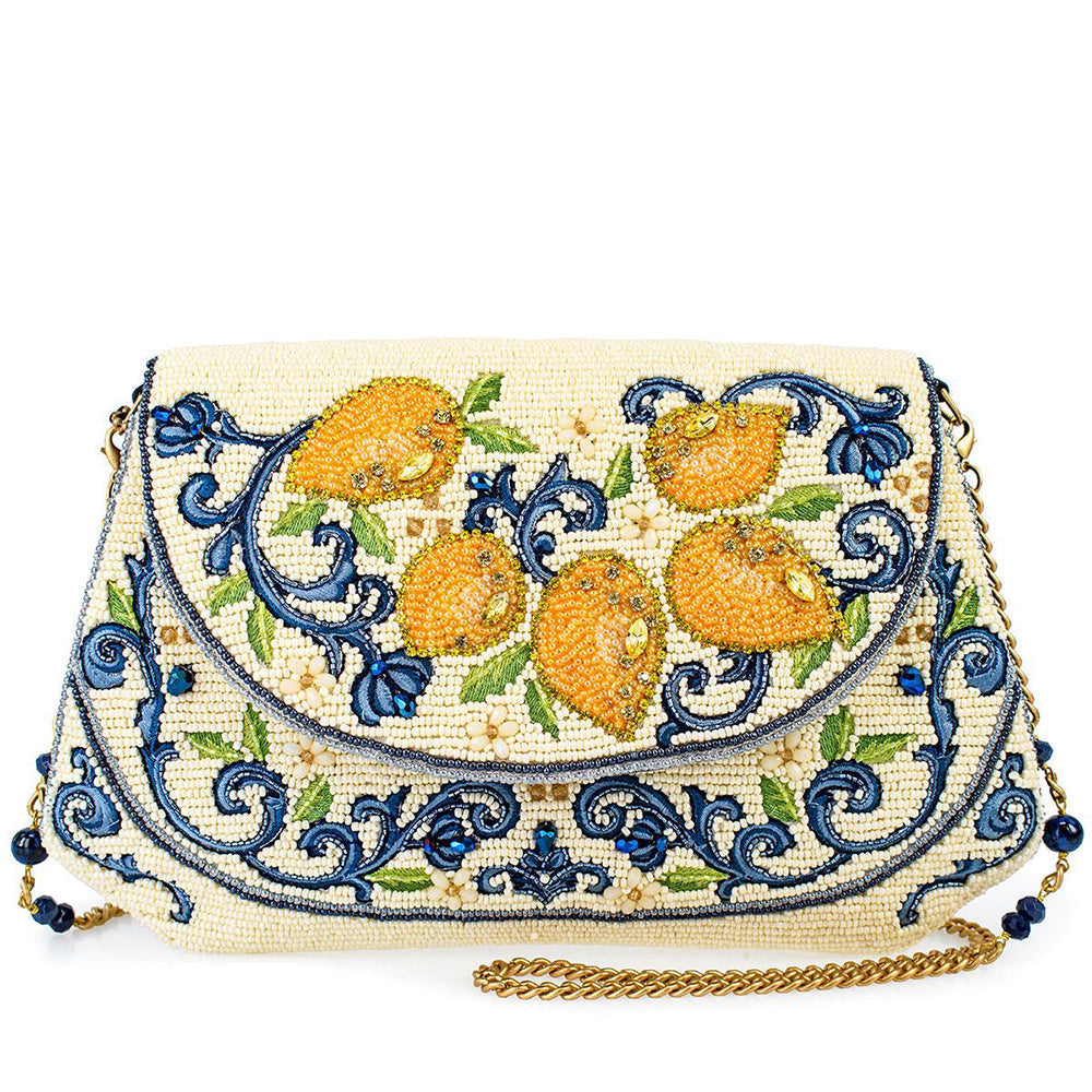 Capri Lemons Crossbody Handbag by Mary Frances-0