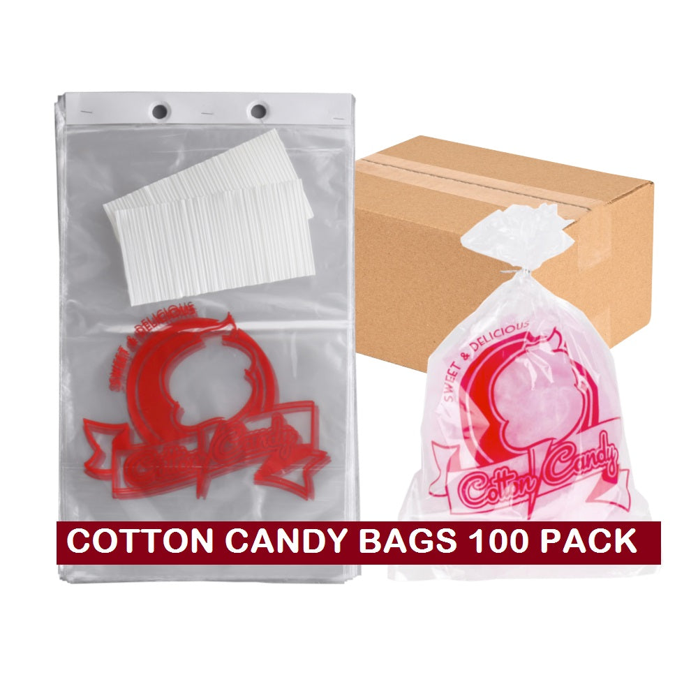 Cotton Candy Bags - 100 Bags Per Carton-0