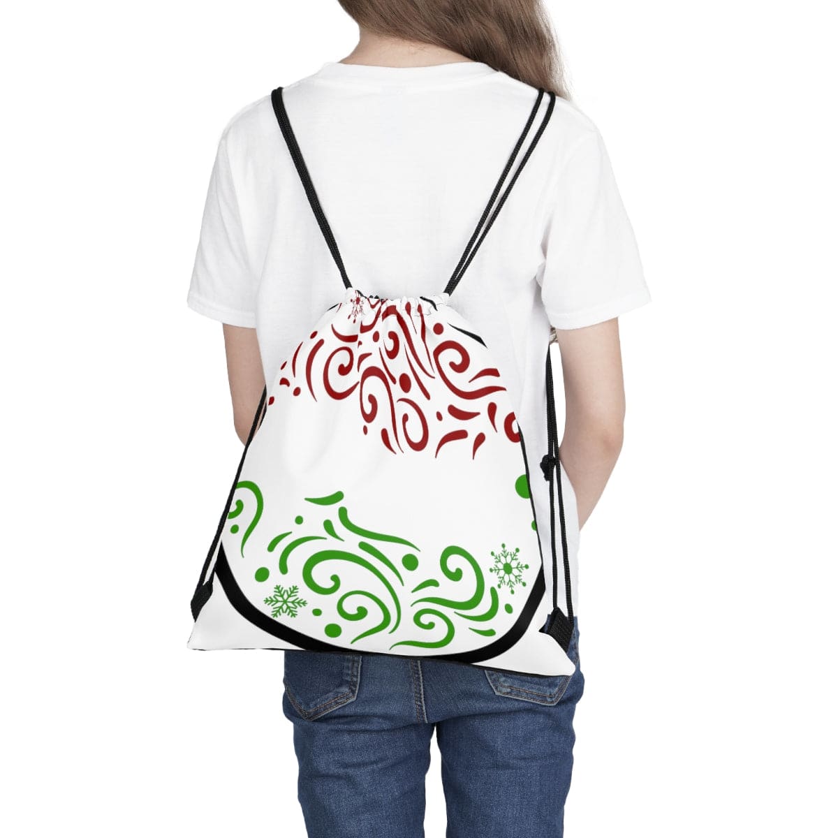 Drawstring Bag - Swirl Pattern-3